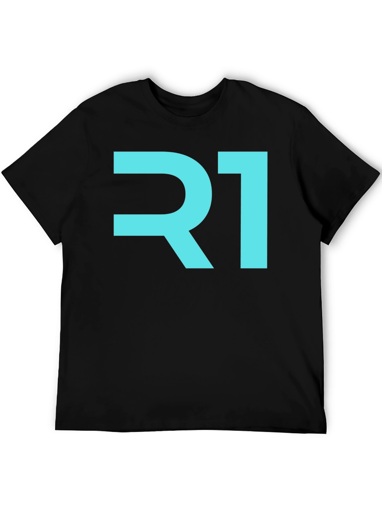 R1 Graphic Tee - Modern Black T-Shirt