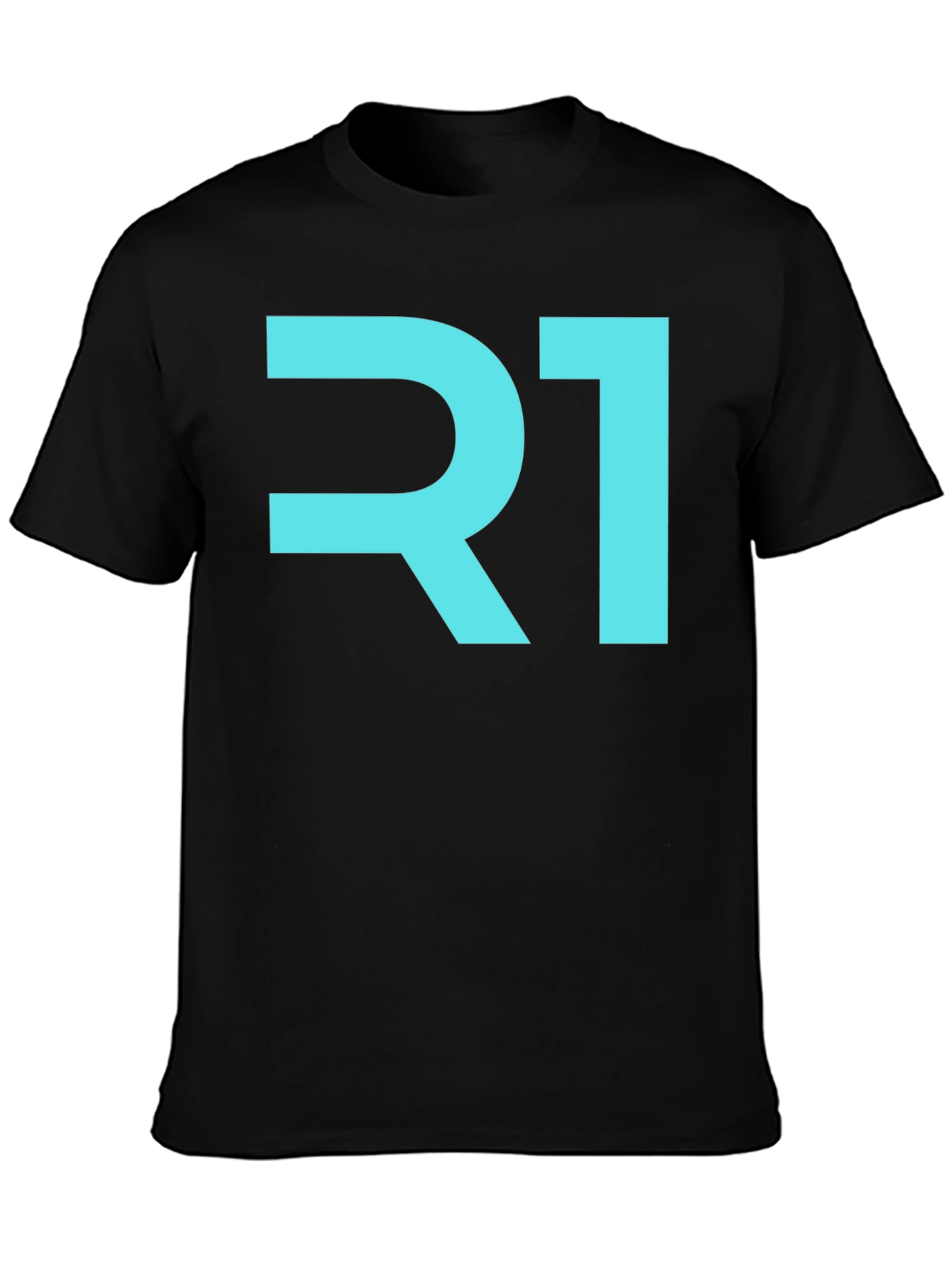R1 Graphic Tee - Modern Black T-Shirt