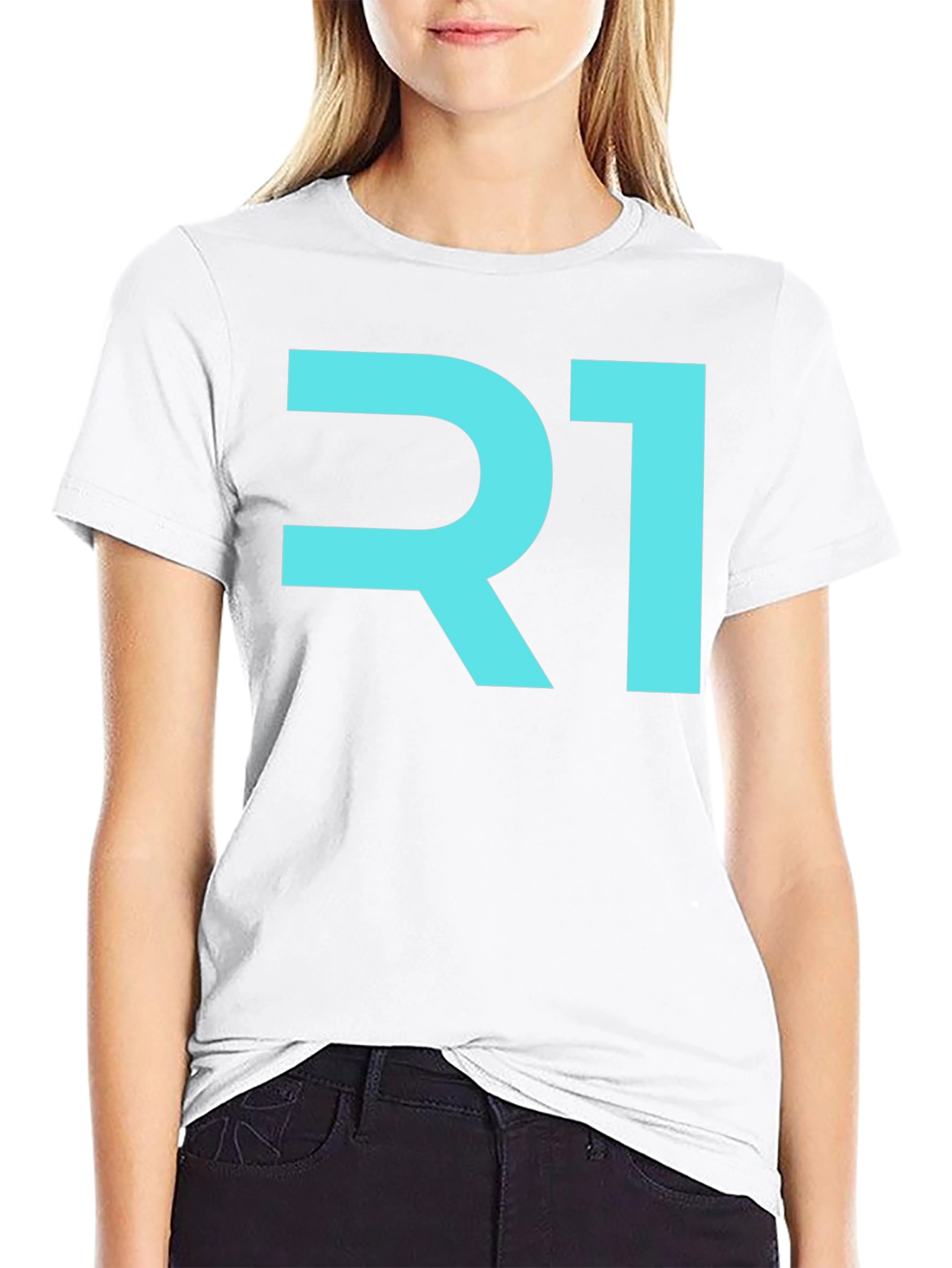 R1 Graphic Tee - Modern Black T-Shirt