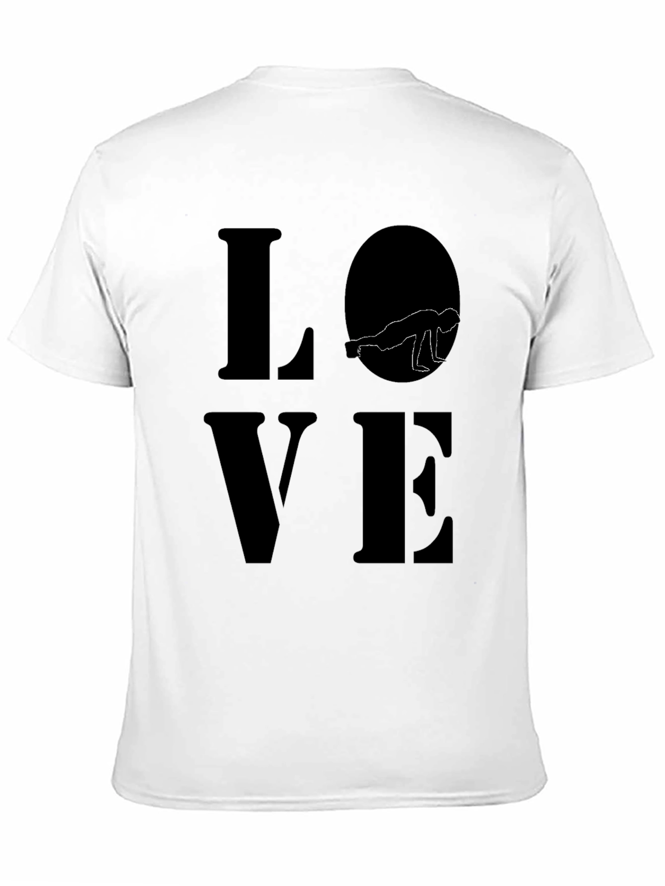 Yoga Love T-Shirt - Crow Pose Silhouette Design