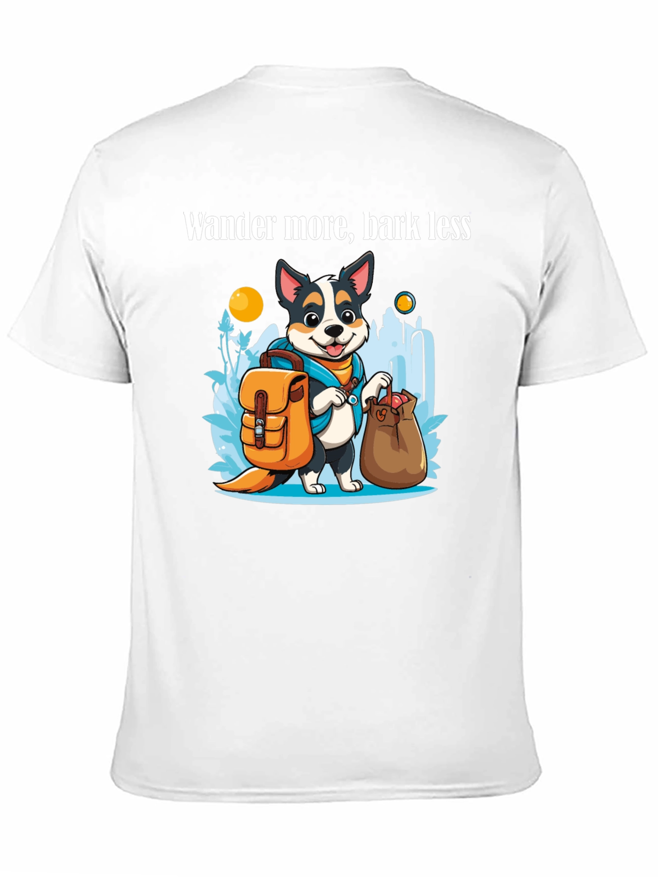 Wander More Dog T-Shirt - Adventure Awaits