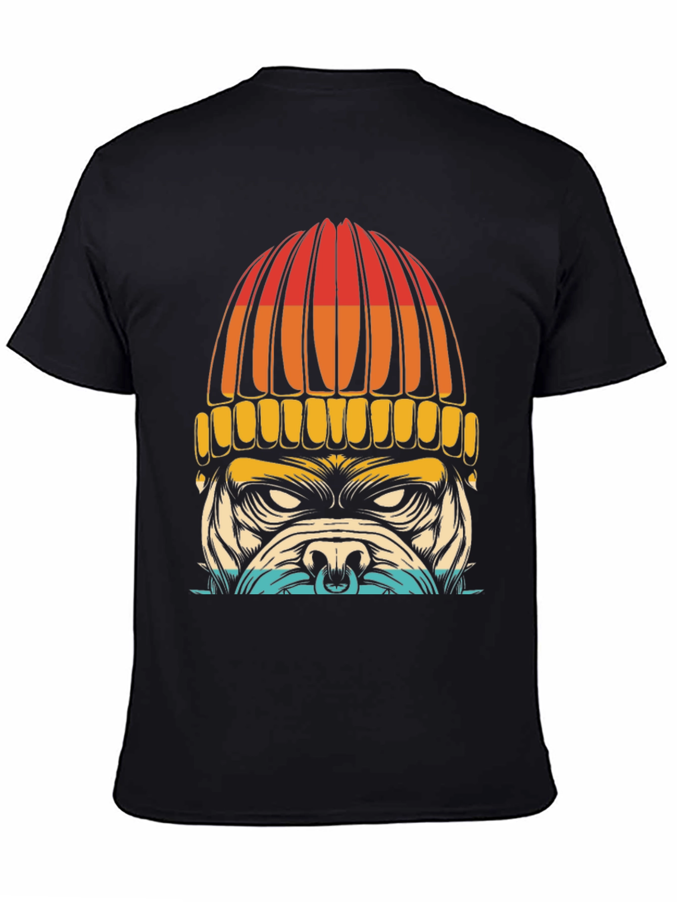 Dog in Beanie Graphic T-Shirt