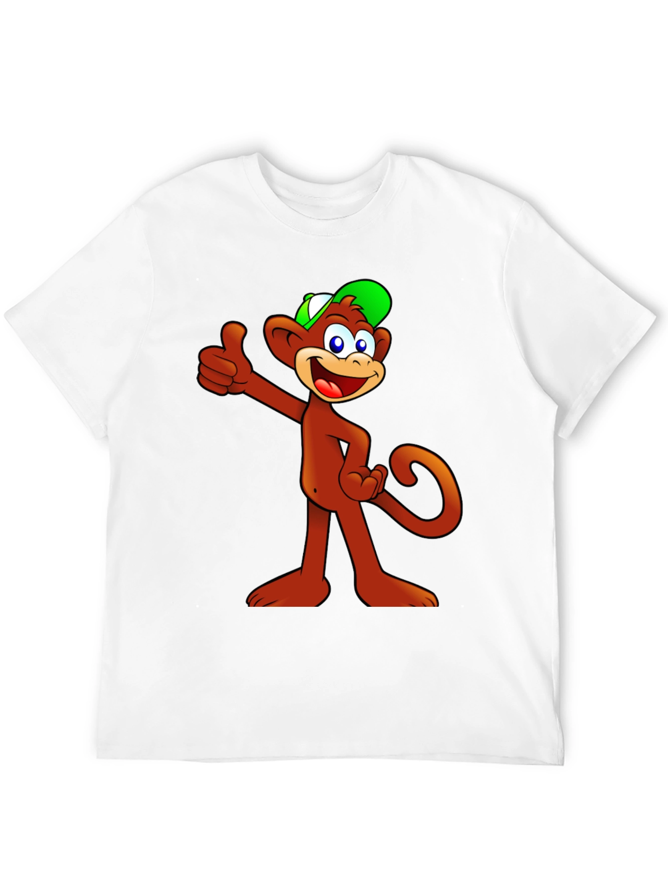 Cartoon Monkey T-Shirt - Thumbs Up!