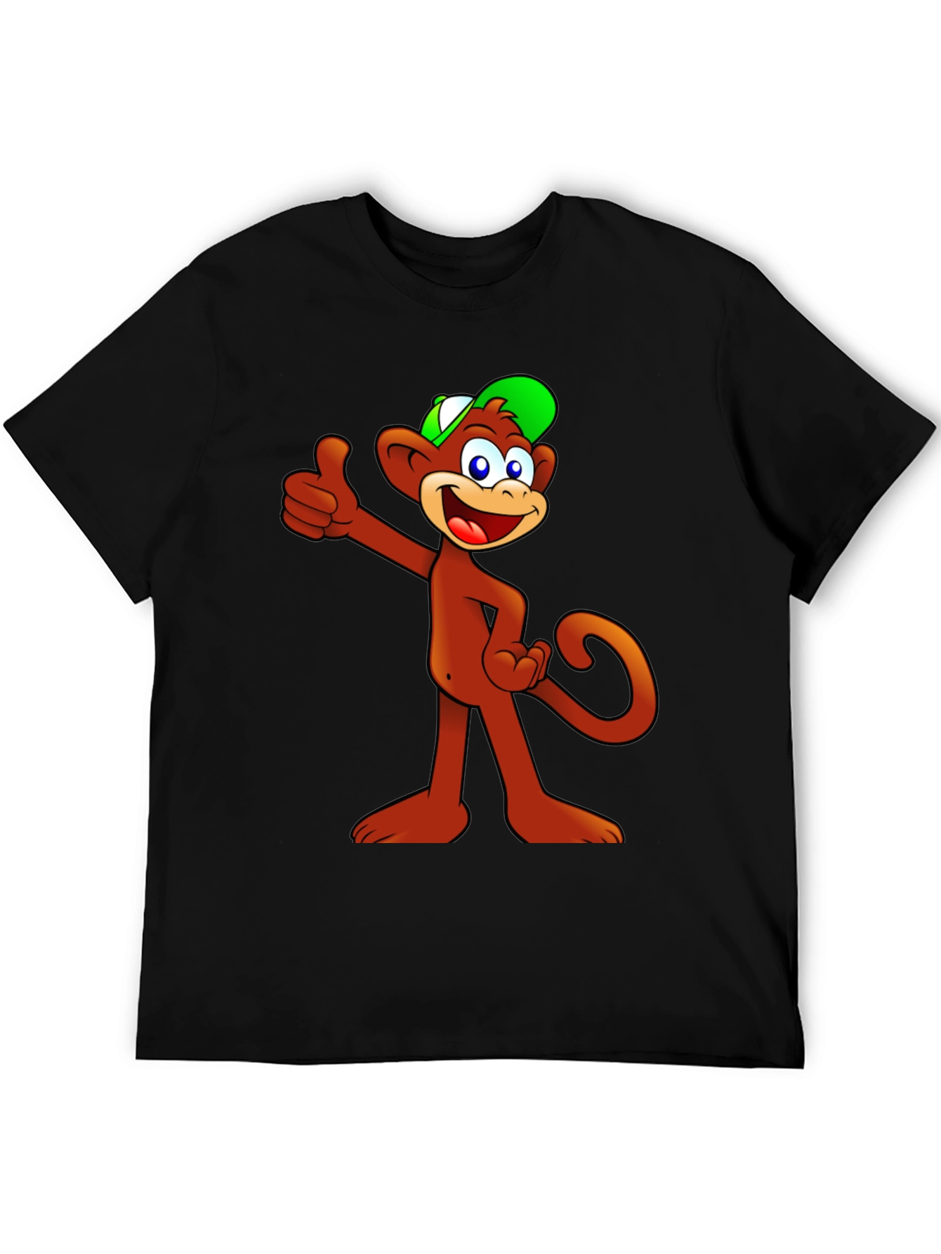 Cartoon Monkey T-Shirt - Thumbs Up!