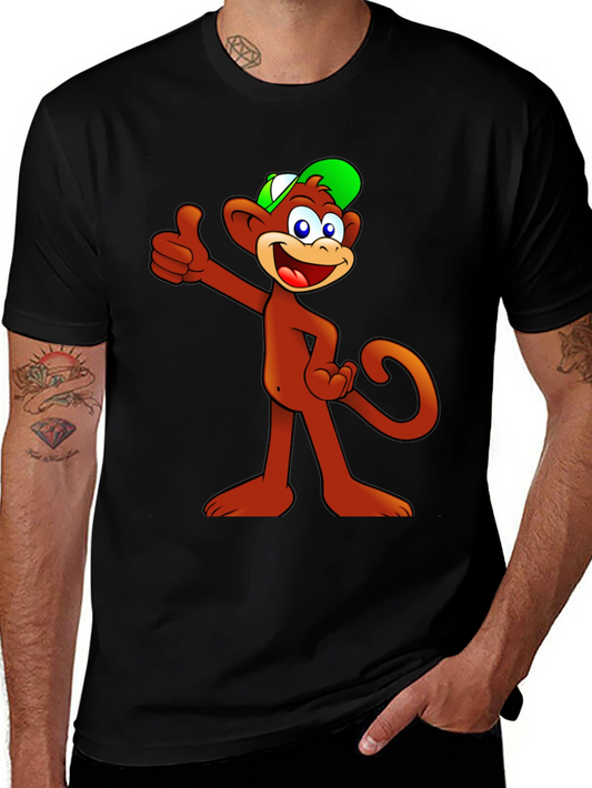 Cartoon Monkey T-Shirt - Thumbs Up!