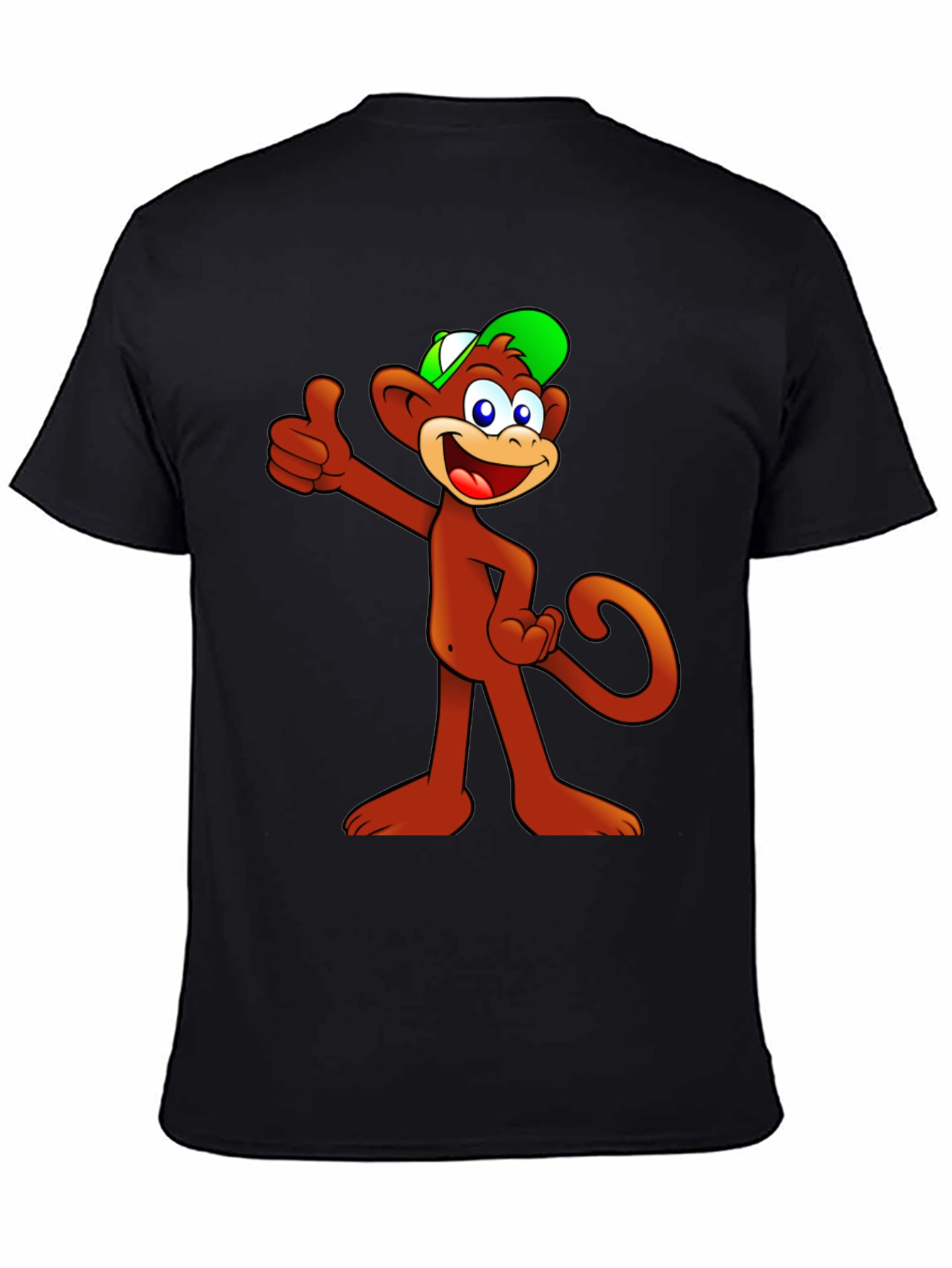 Cartoon Monkey T-Shirt - Thumbs Up!