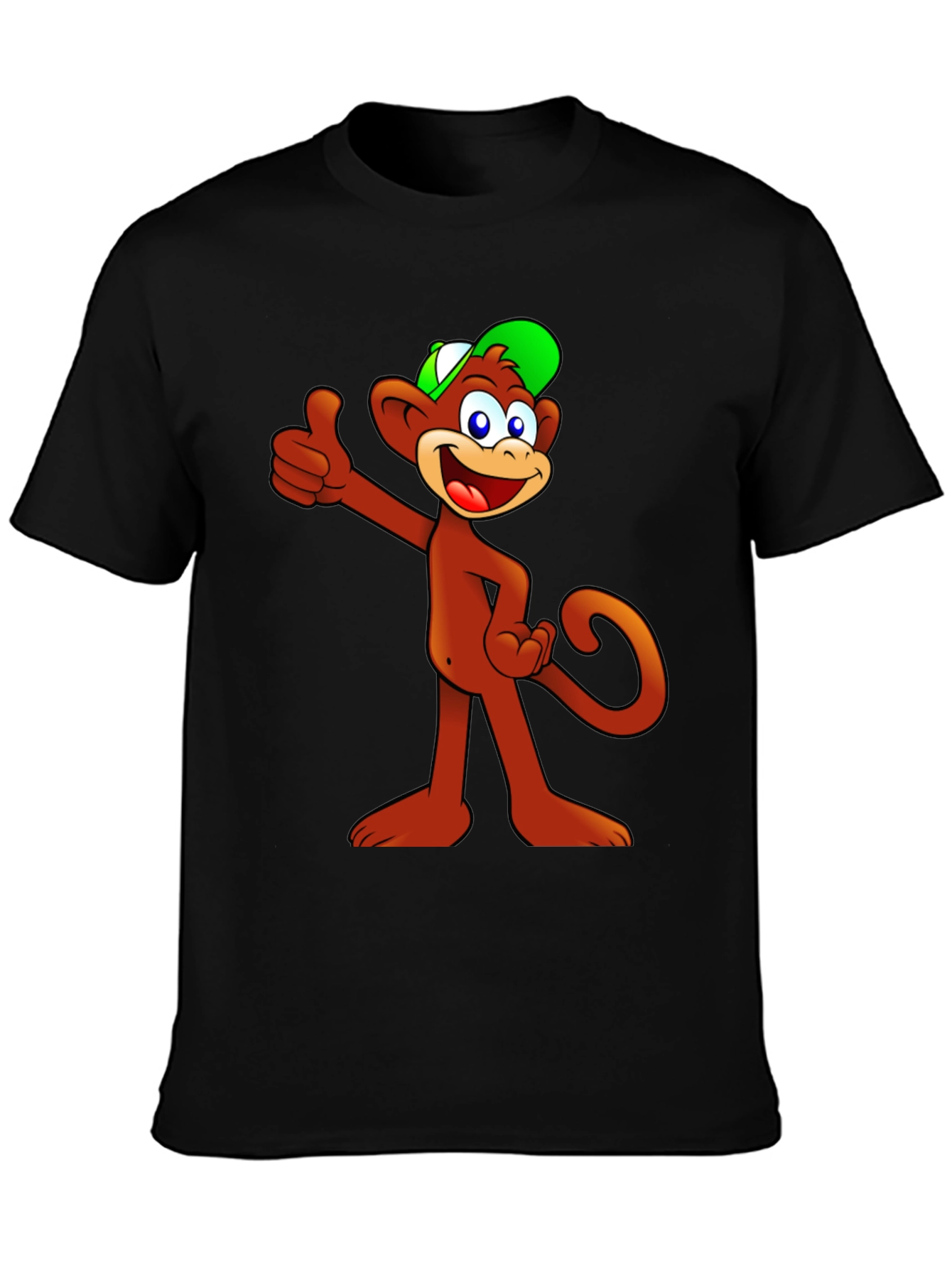 Cartoon Monkey T-Shirt - Thumbs Up!