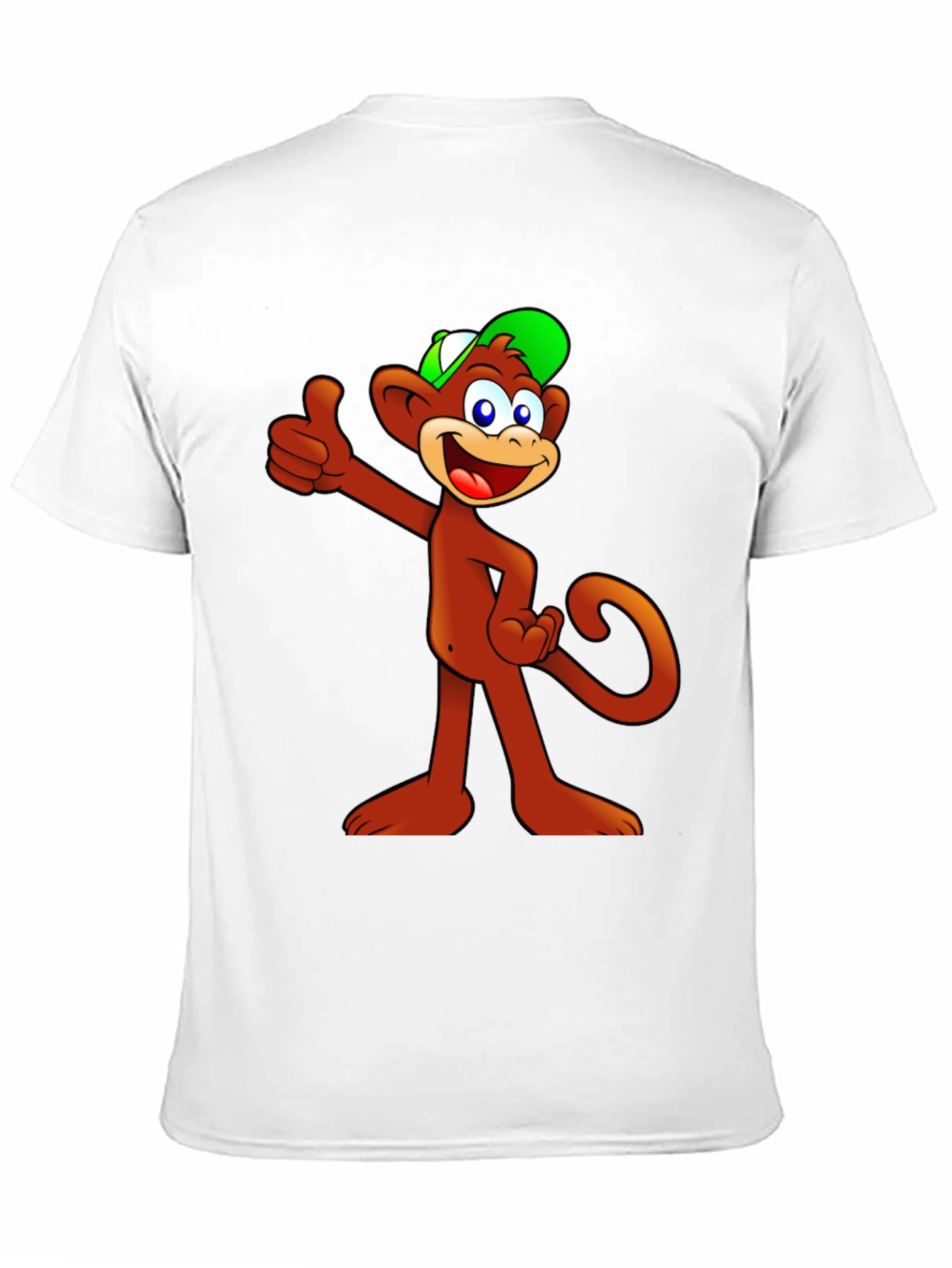 Cartoon Monkey T-Shirt - Thumbs Up!