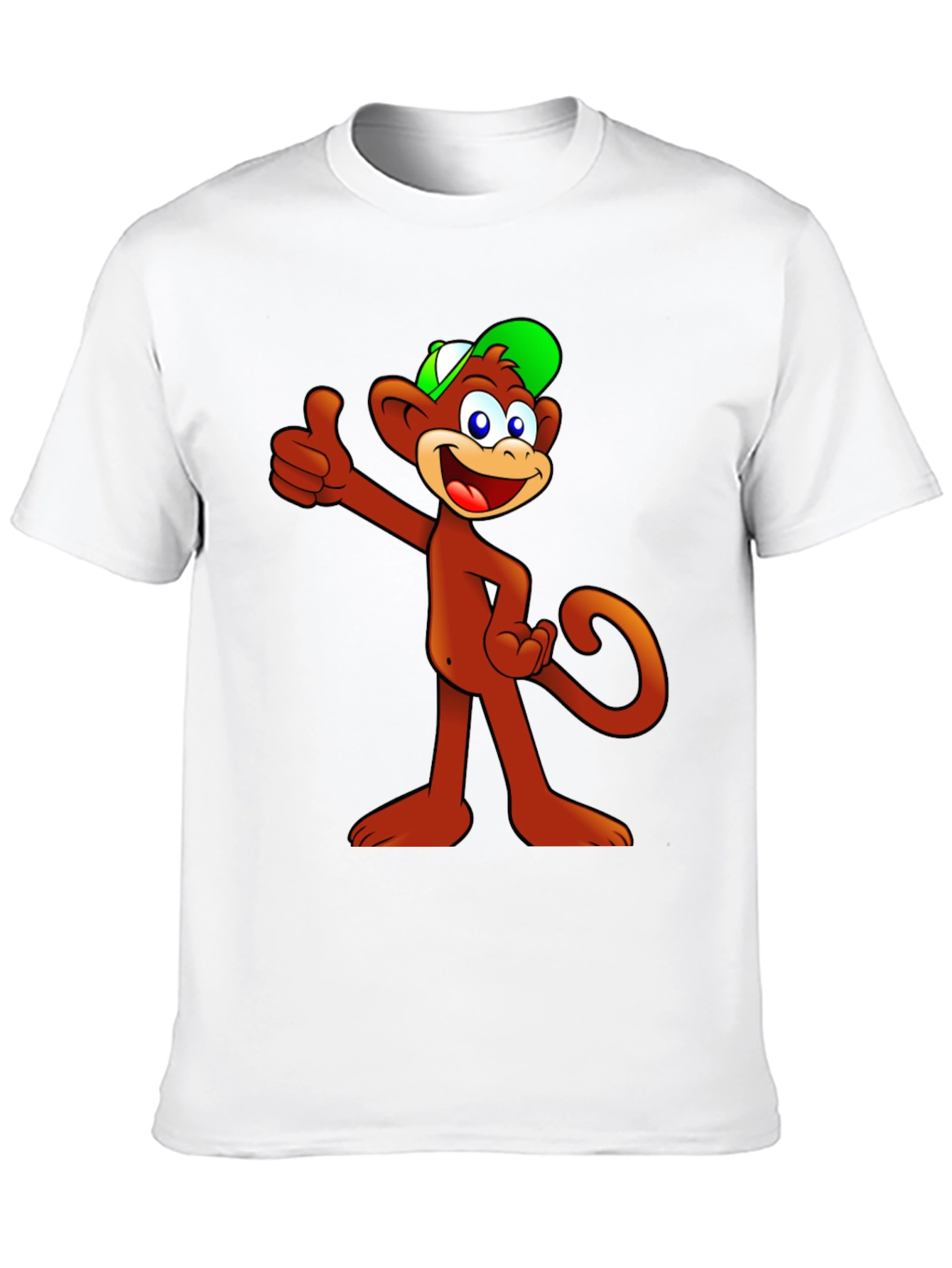 Cartoon Monkey T-Shirt - Thumbs Up!