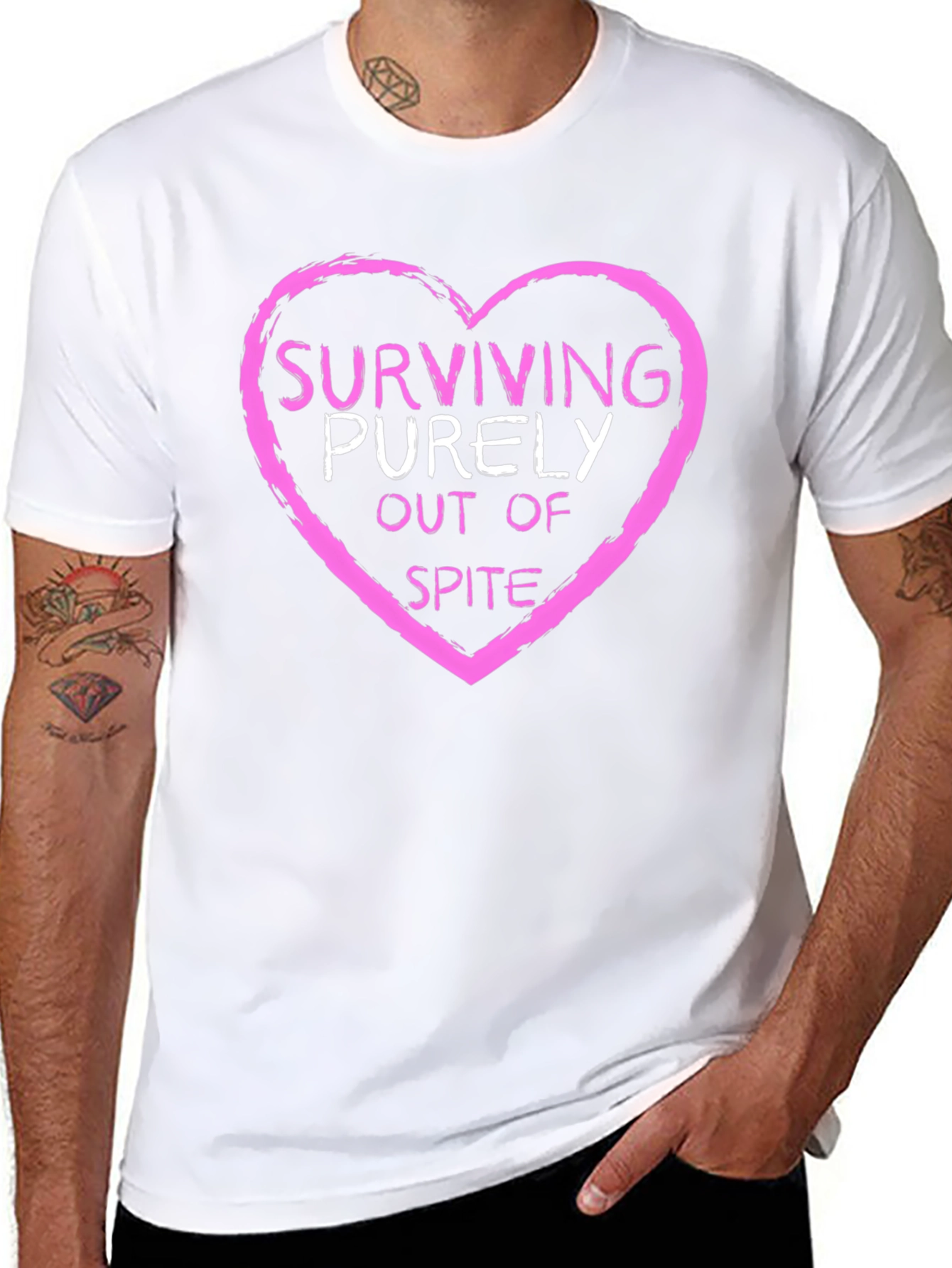 Surviving Purely Out of Spite Graphic Tee
