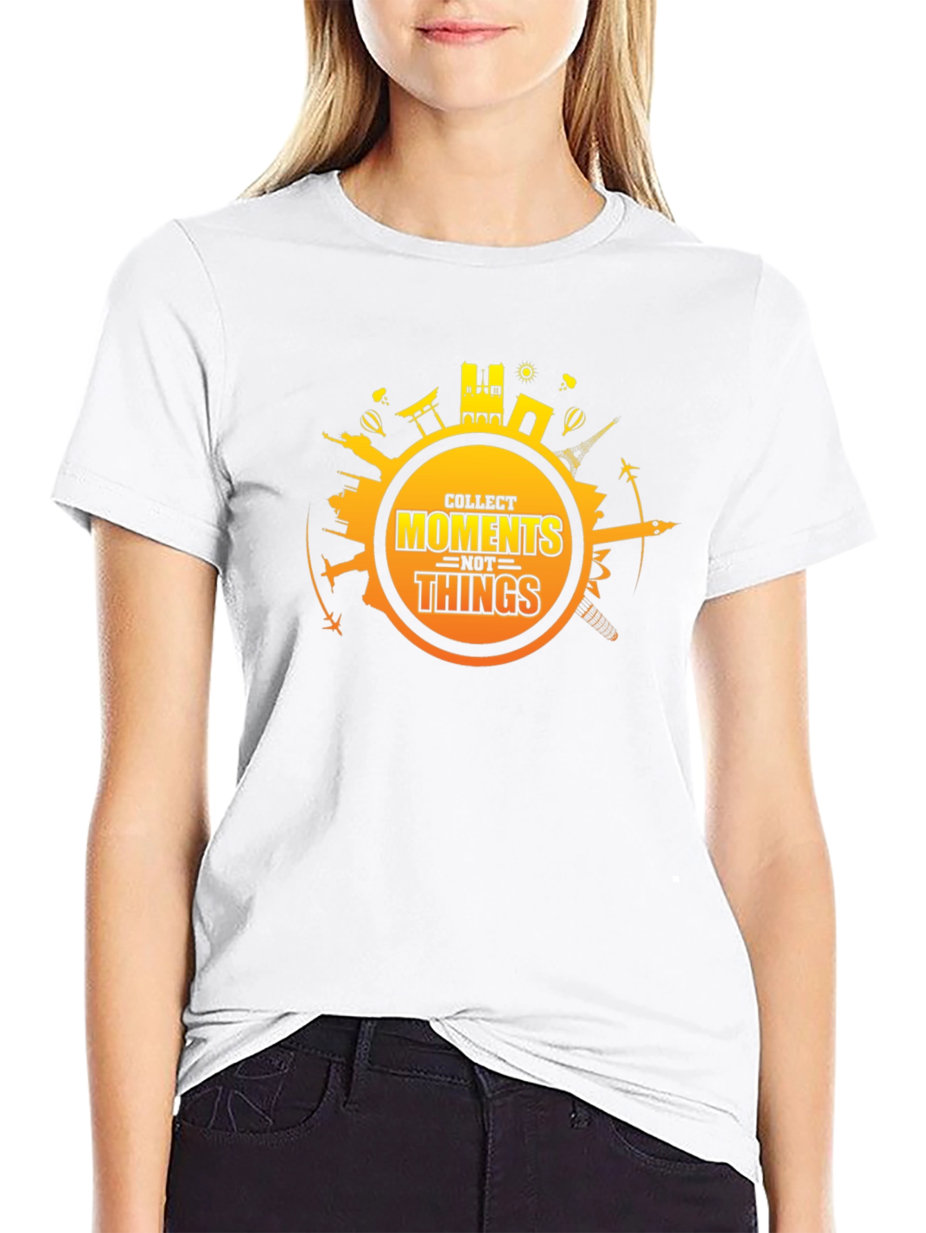Collect Moments Graphic Tee - Black Travel Shirt