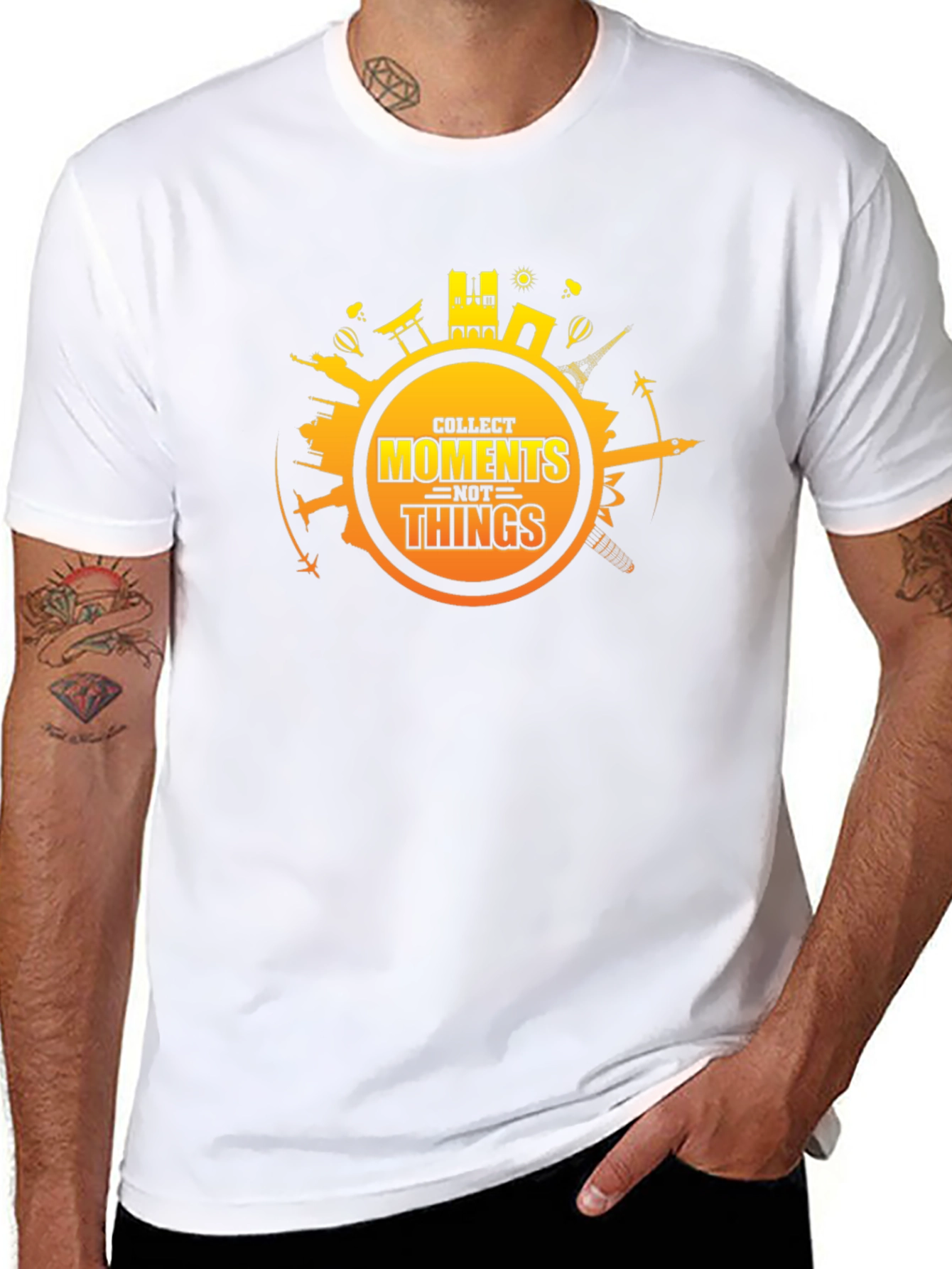 Collect Moments Graphic Tee - Black Travel Shirt