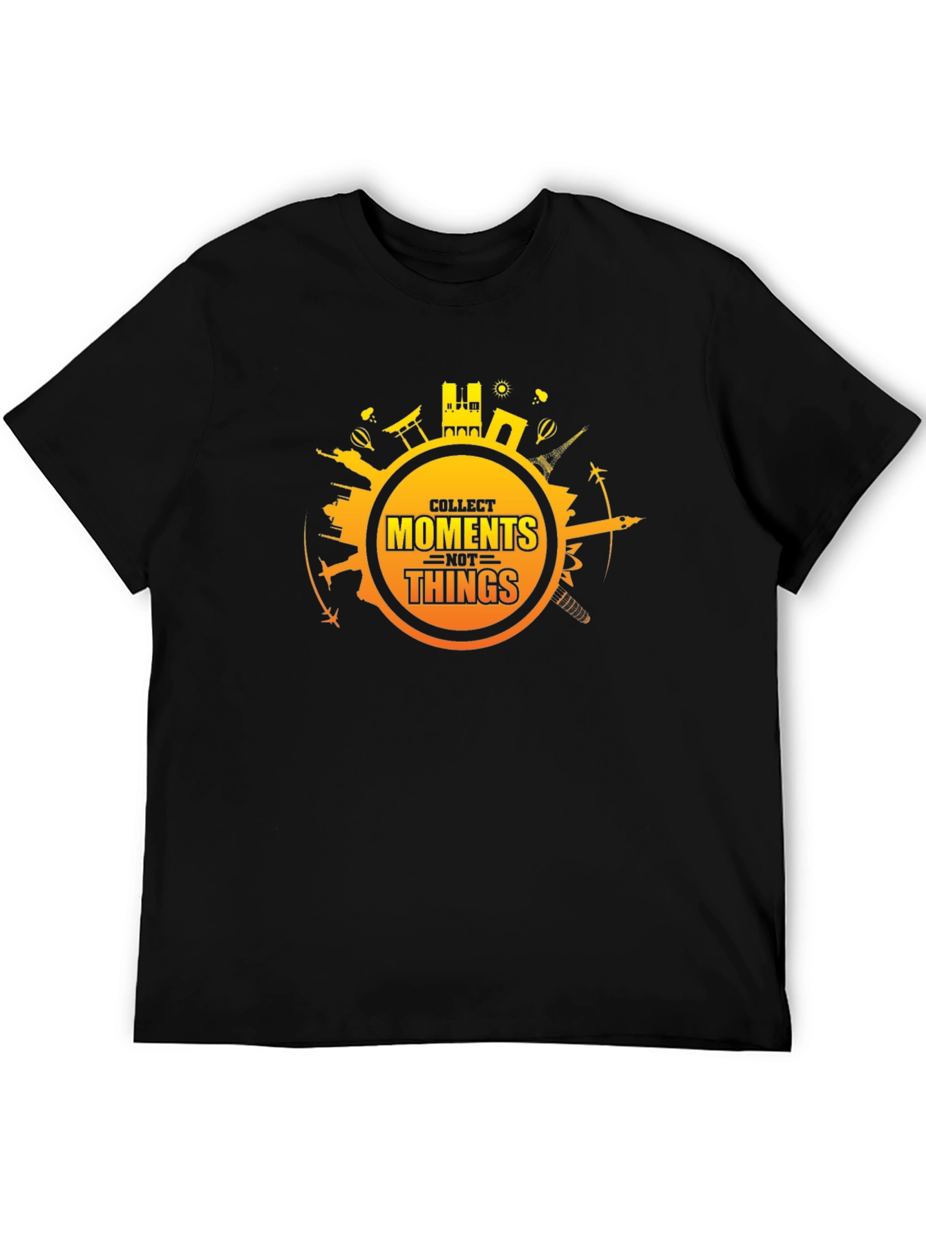 Collect Moments Graphic Tee - Black Travel Shirt