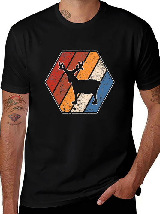 Retro Reindeer Graphic Tee