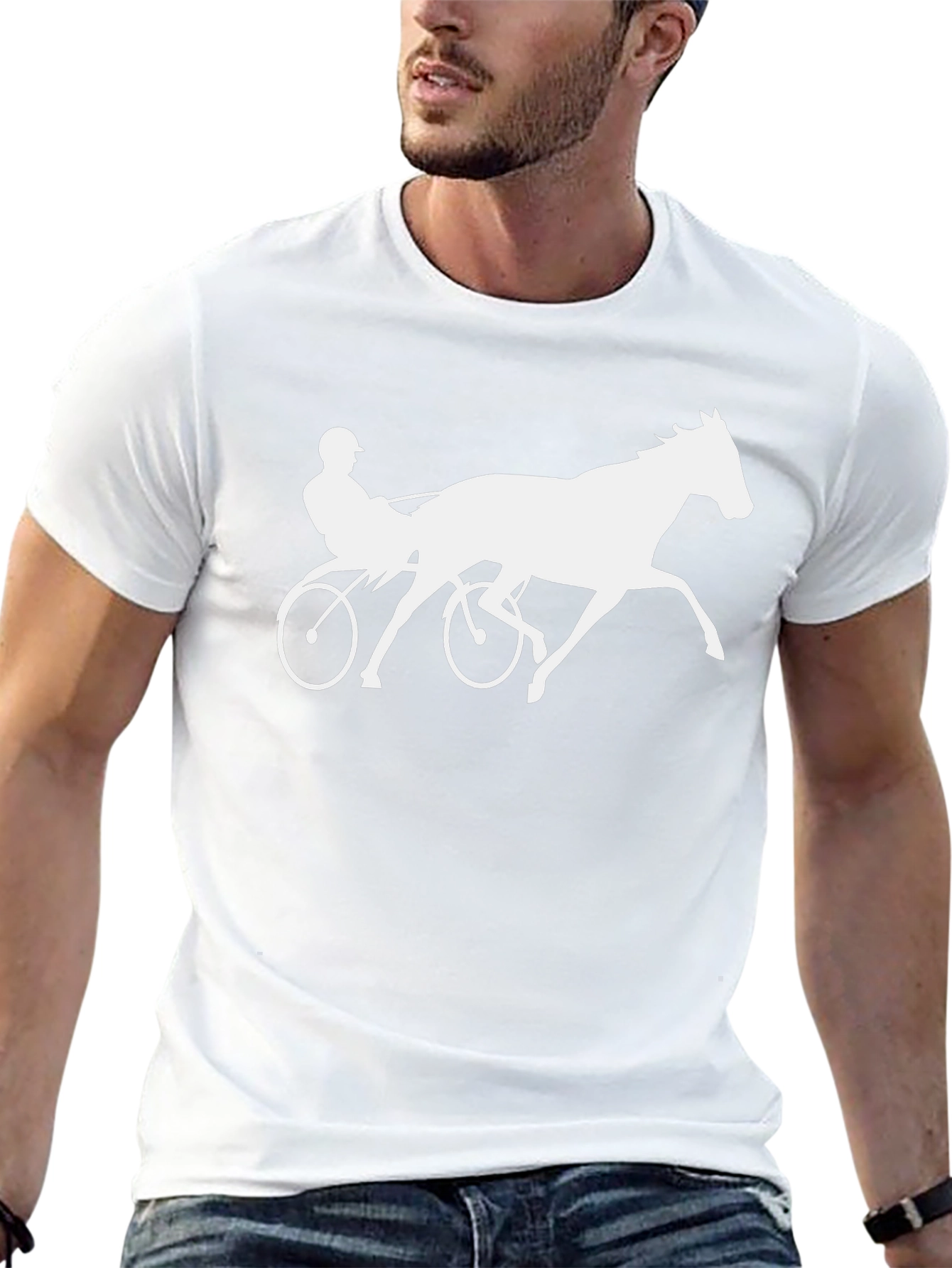 Harness Racing Silhouette T-Shirt