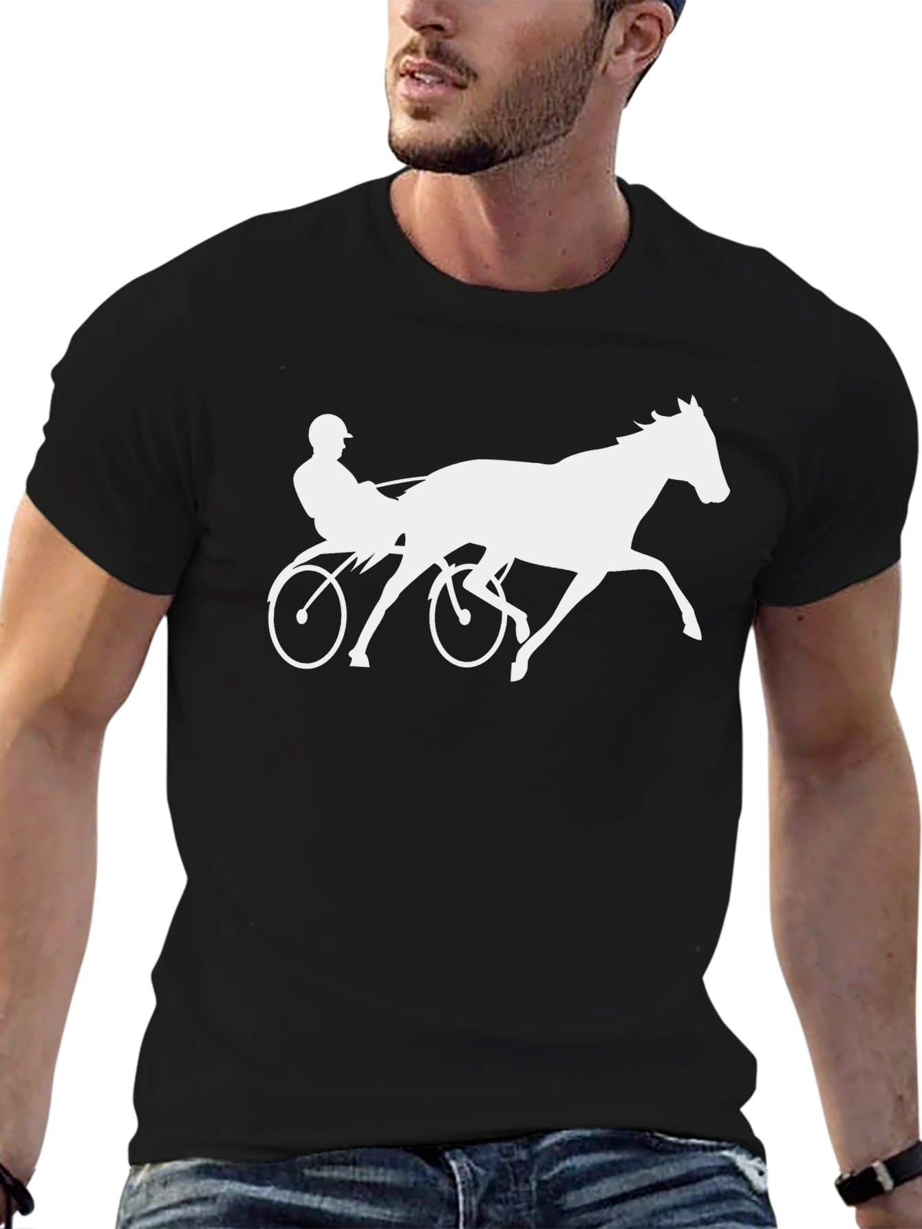 Harness Racing Silhouette T-Shirt