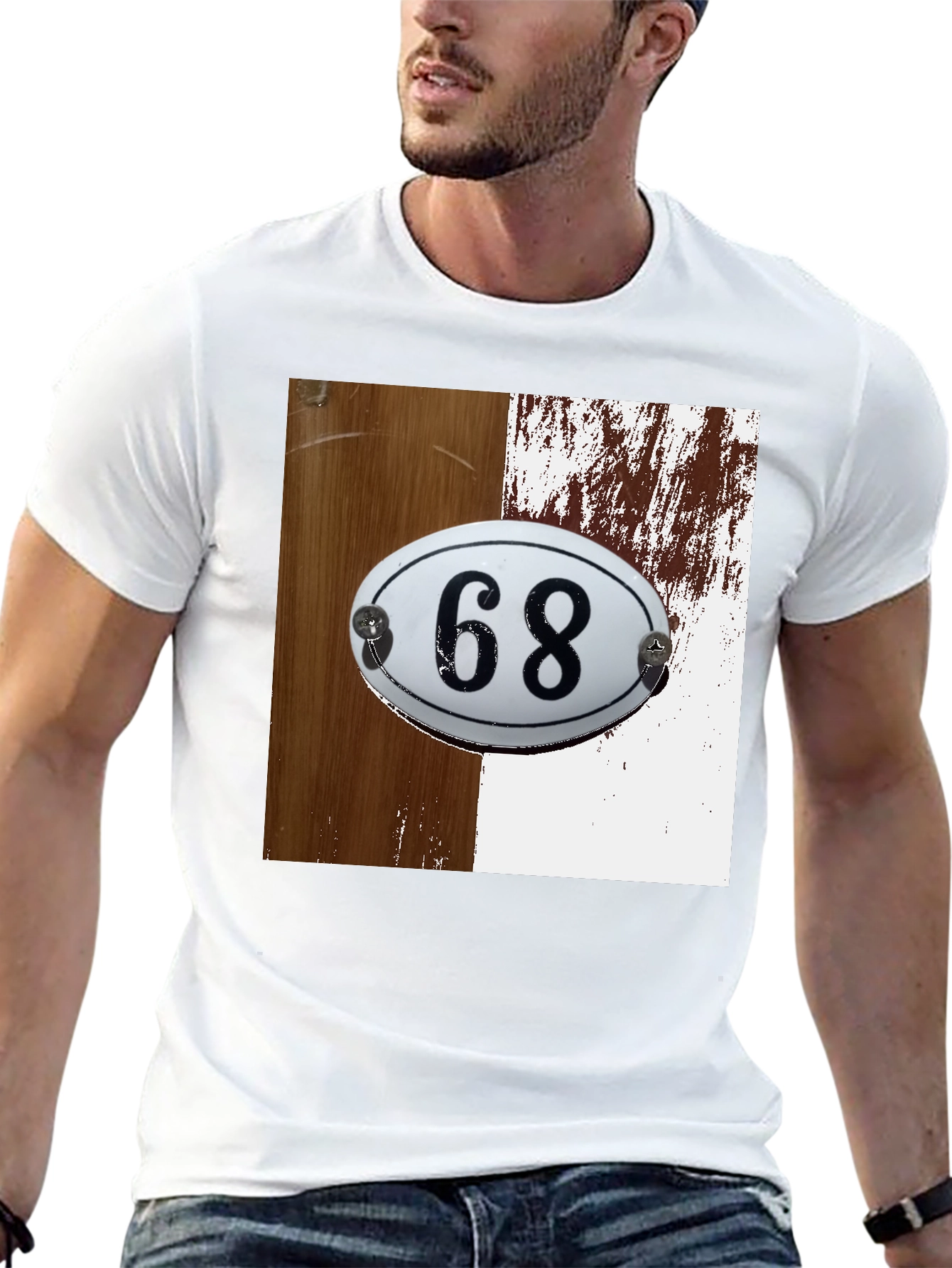 Number 68 Sign T-Shirt