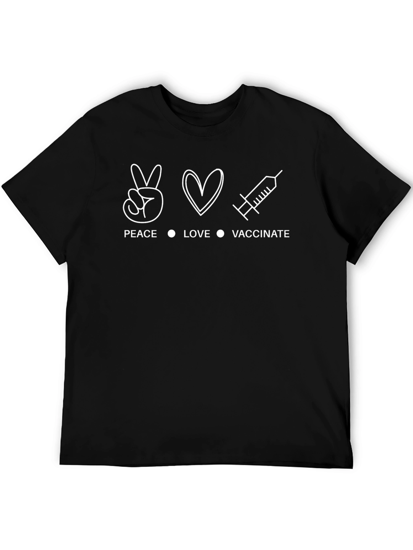 Peace Love Vaccinate T-Shirt