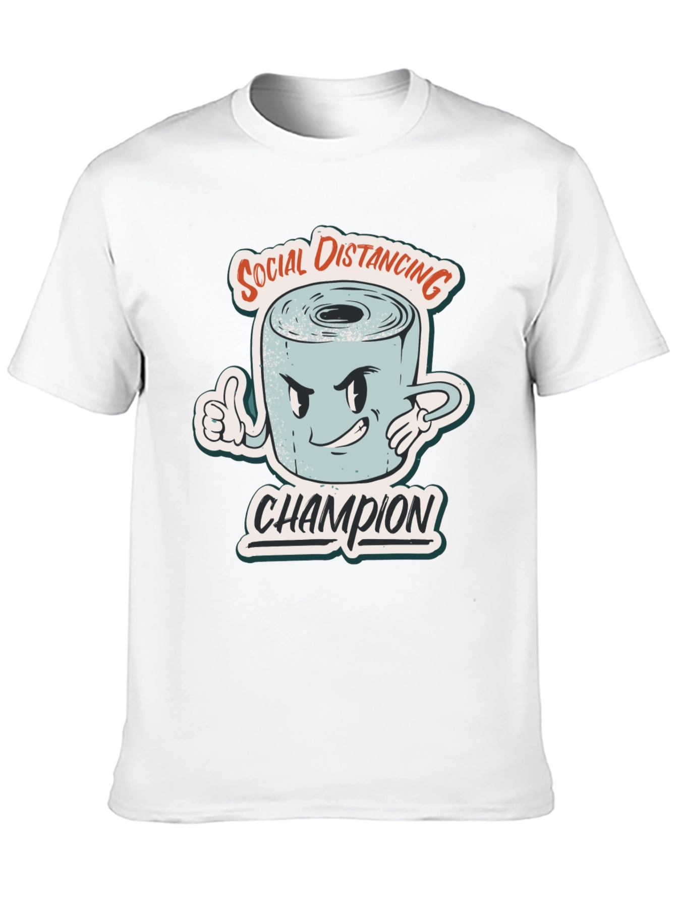 Social Distancing Champion Graphic Tee