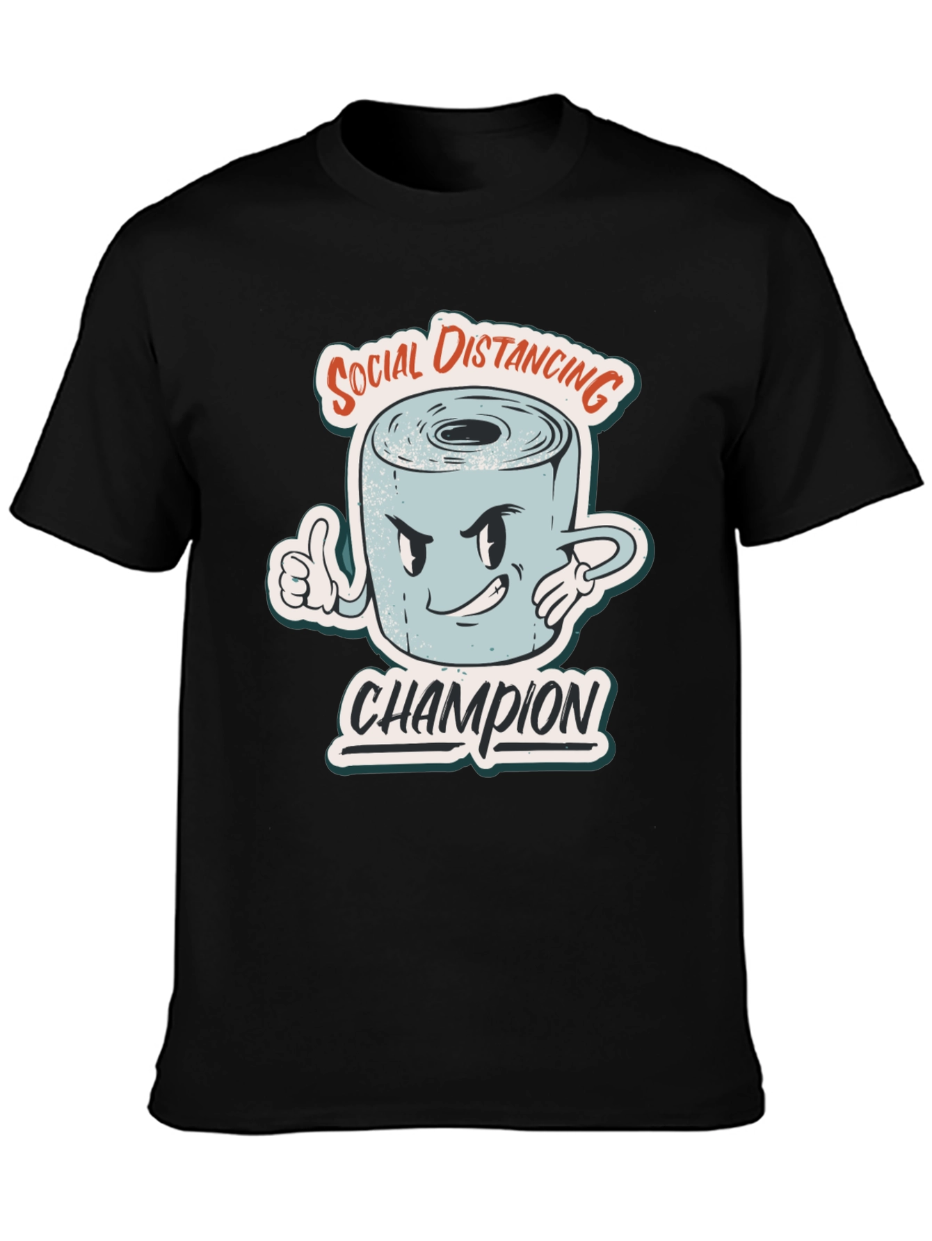 Social Distancing Champion Graphic Tee