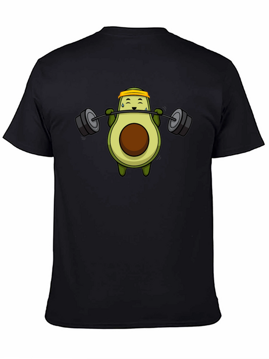 Avocado Lifting Barbell T-Shirt - Black
