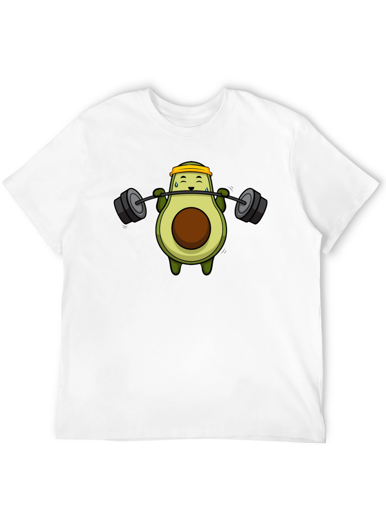 Avocado Lifting Barbell T-Shirt - Black