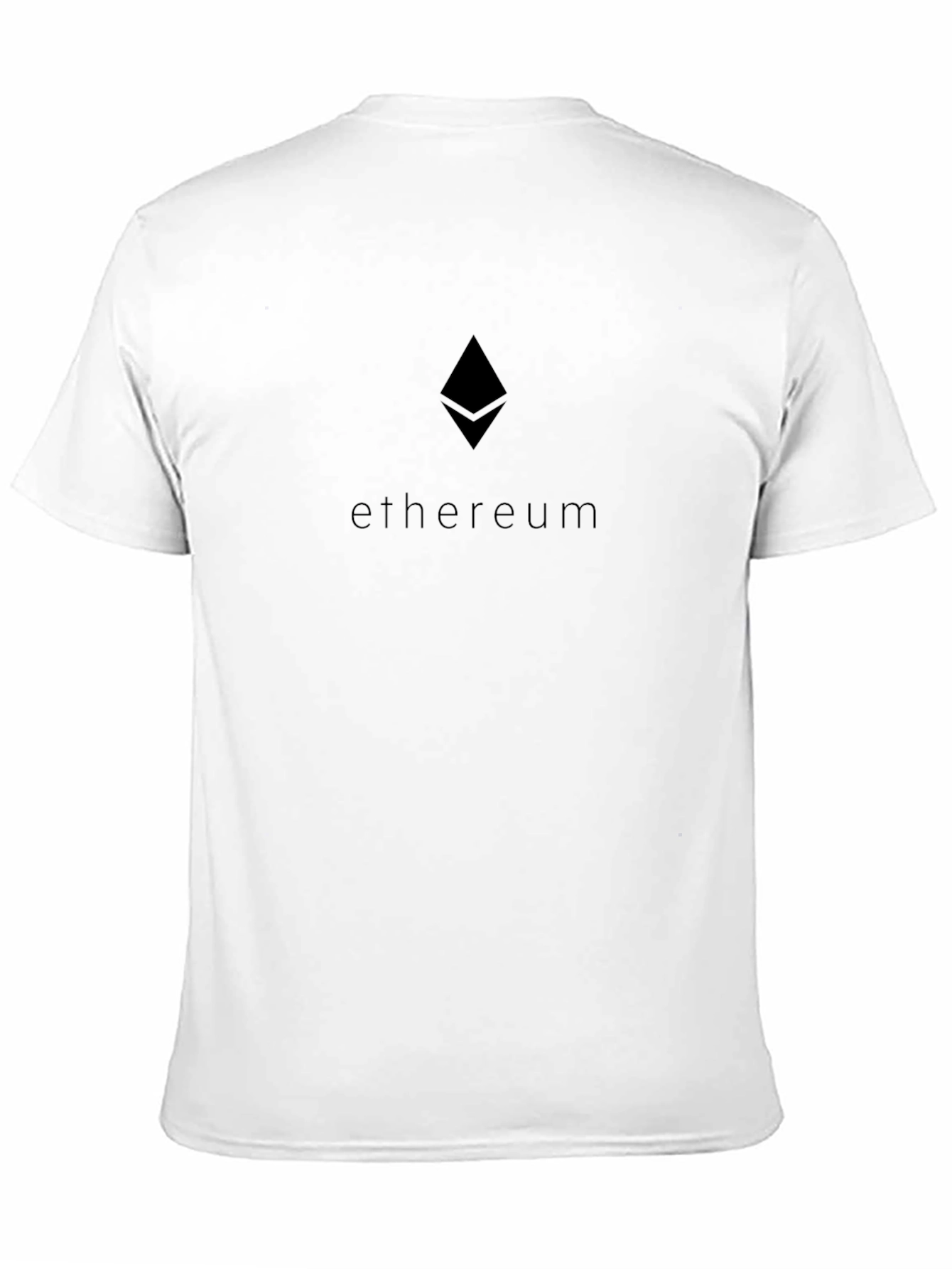 Ethereum Logo Black T-Shirt - Crypto Fashion