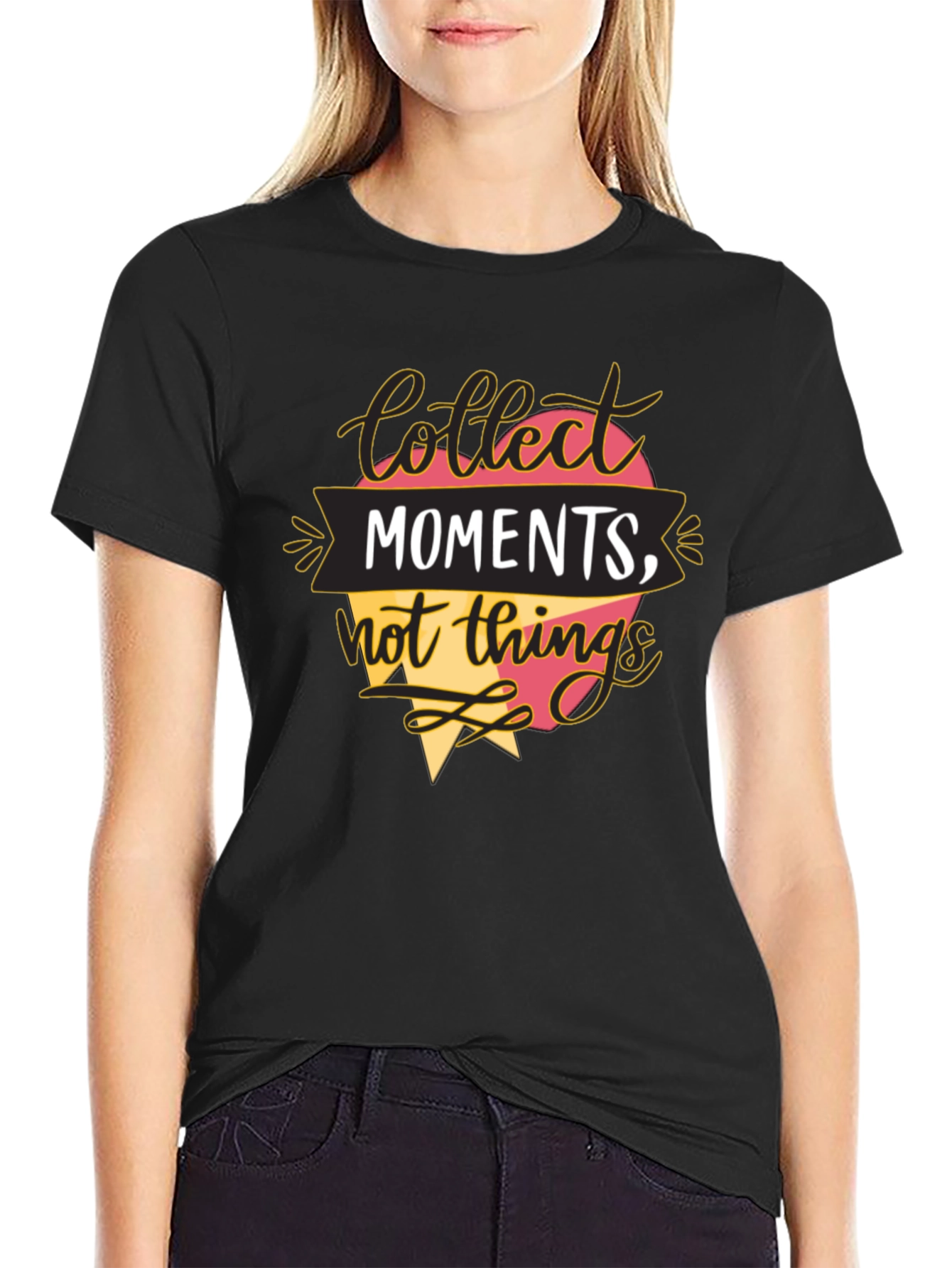 Collect Moments T-Shirt - Inspirational Quote Tee