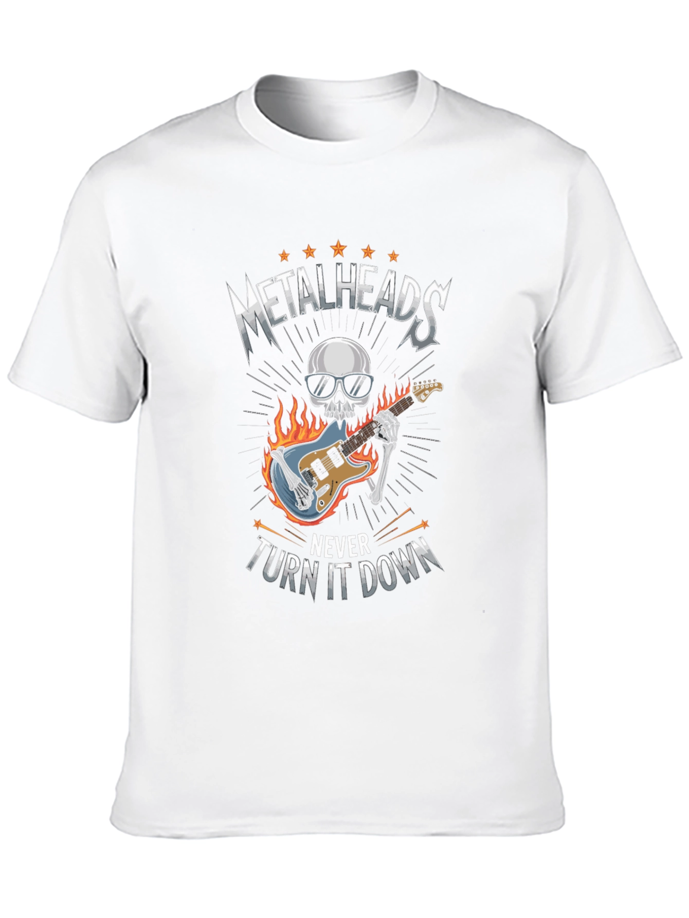 Metalheads Never Turn It Down Graphic Tee