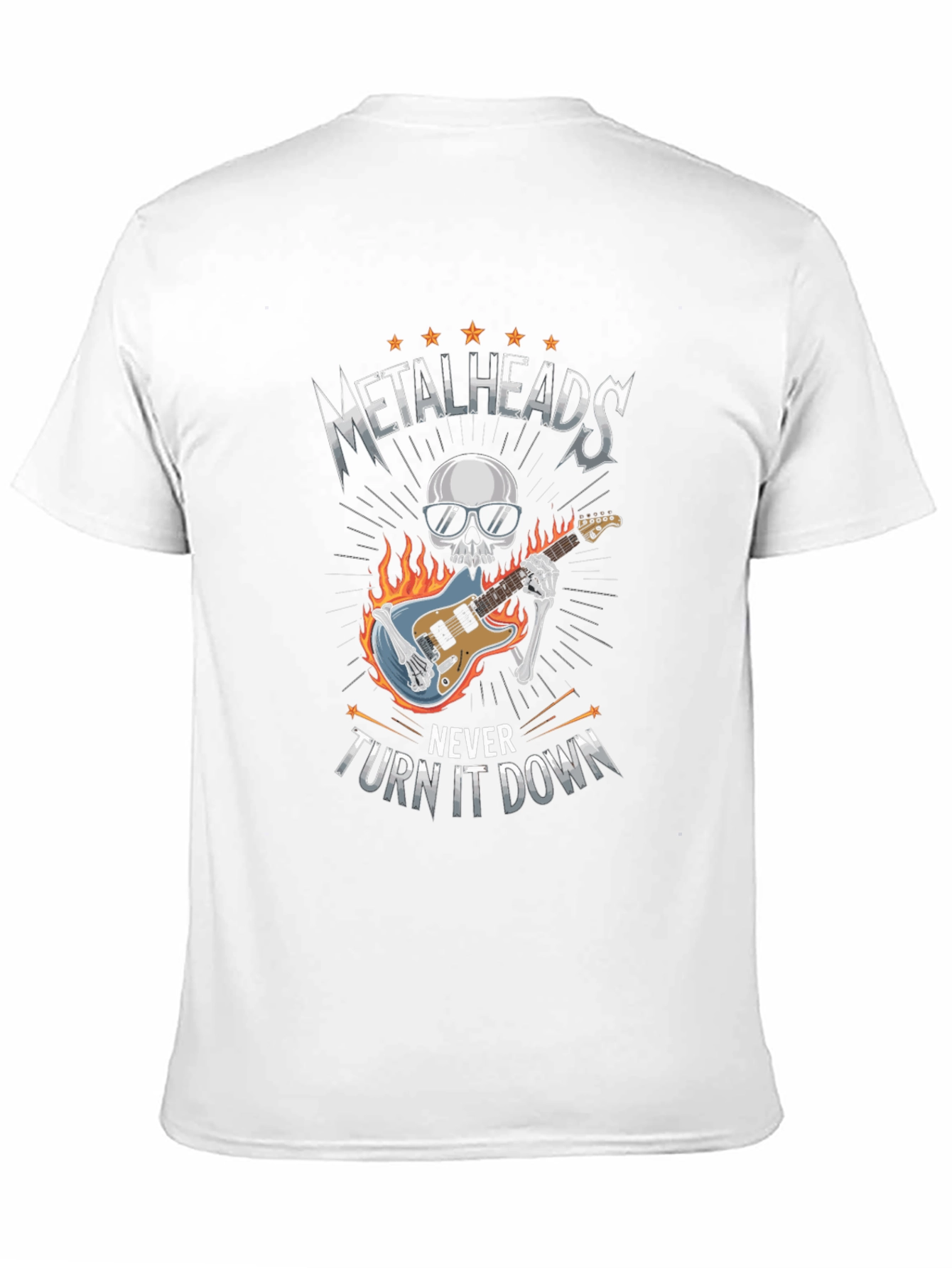 Metalheads Never Turn It Down Graphic Tee