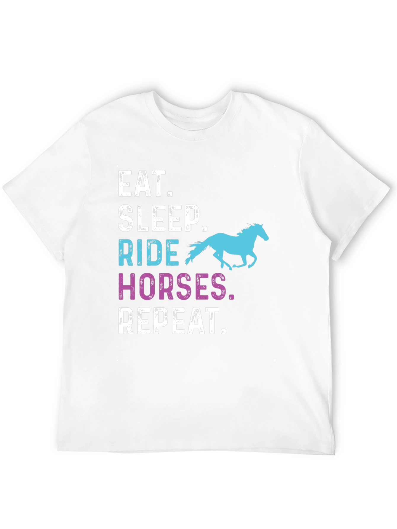 Eat Sleep Ride Horses Repeat T-Shirt