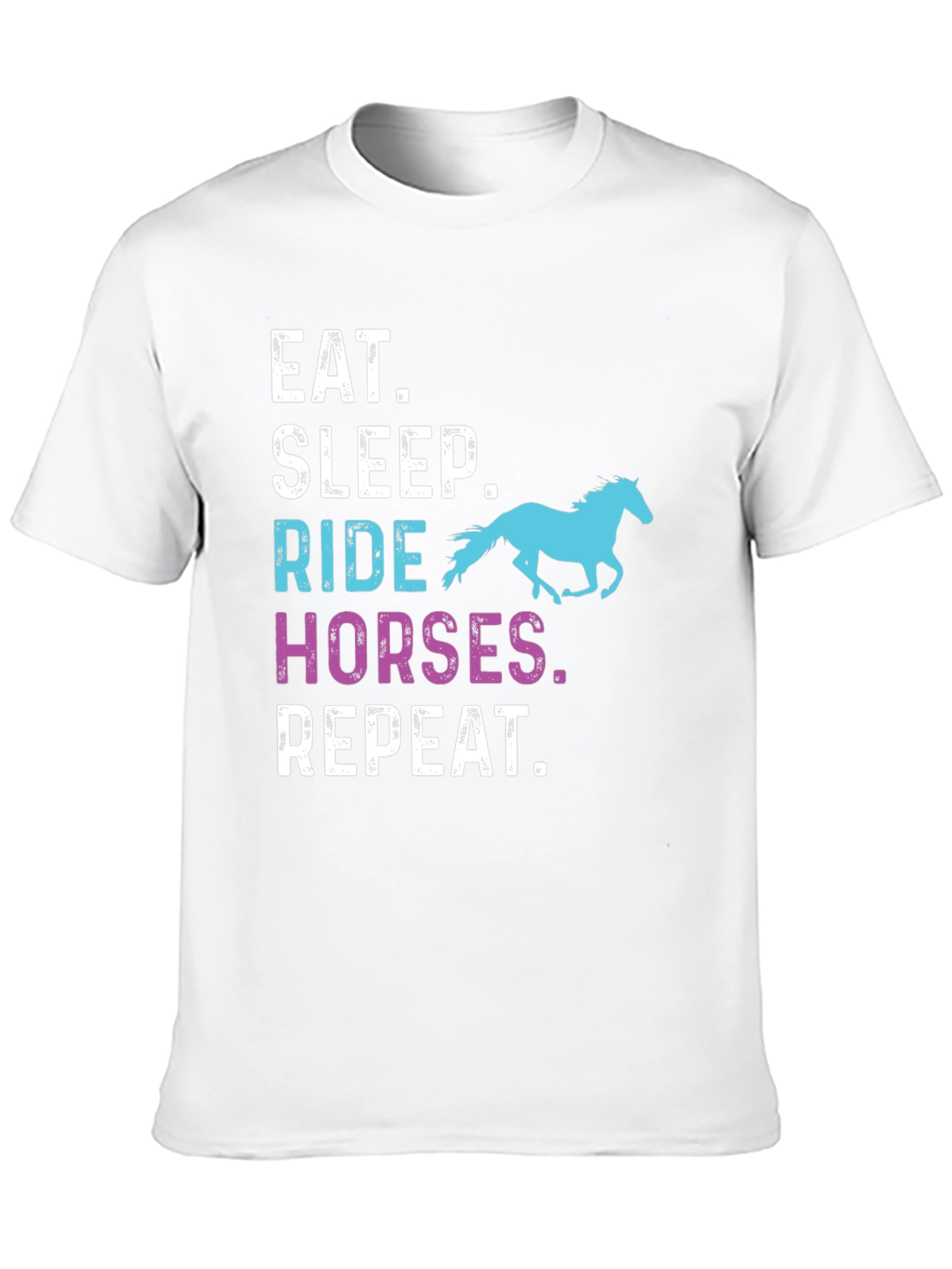 Eat Sleep Ride Horses Repeat T-Shirt