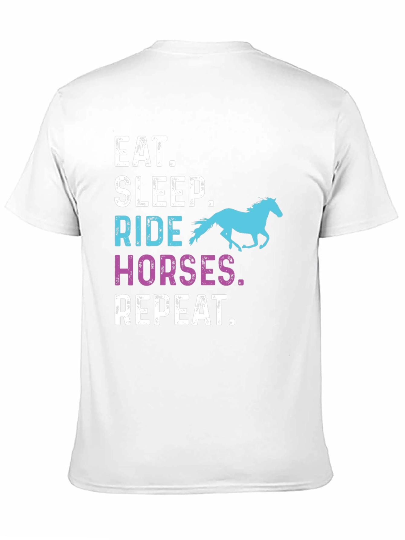 Eat Sleep Ride Horses Repeat T-Shirt