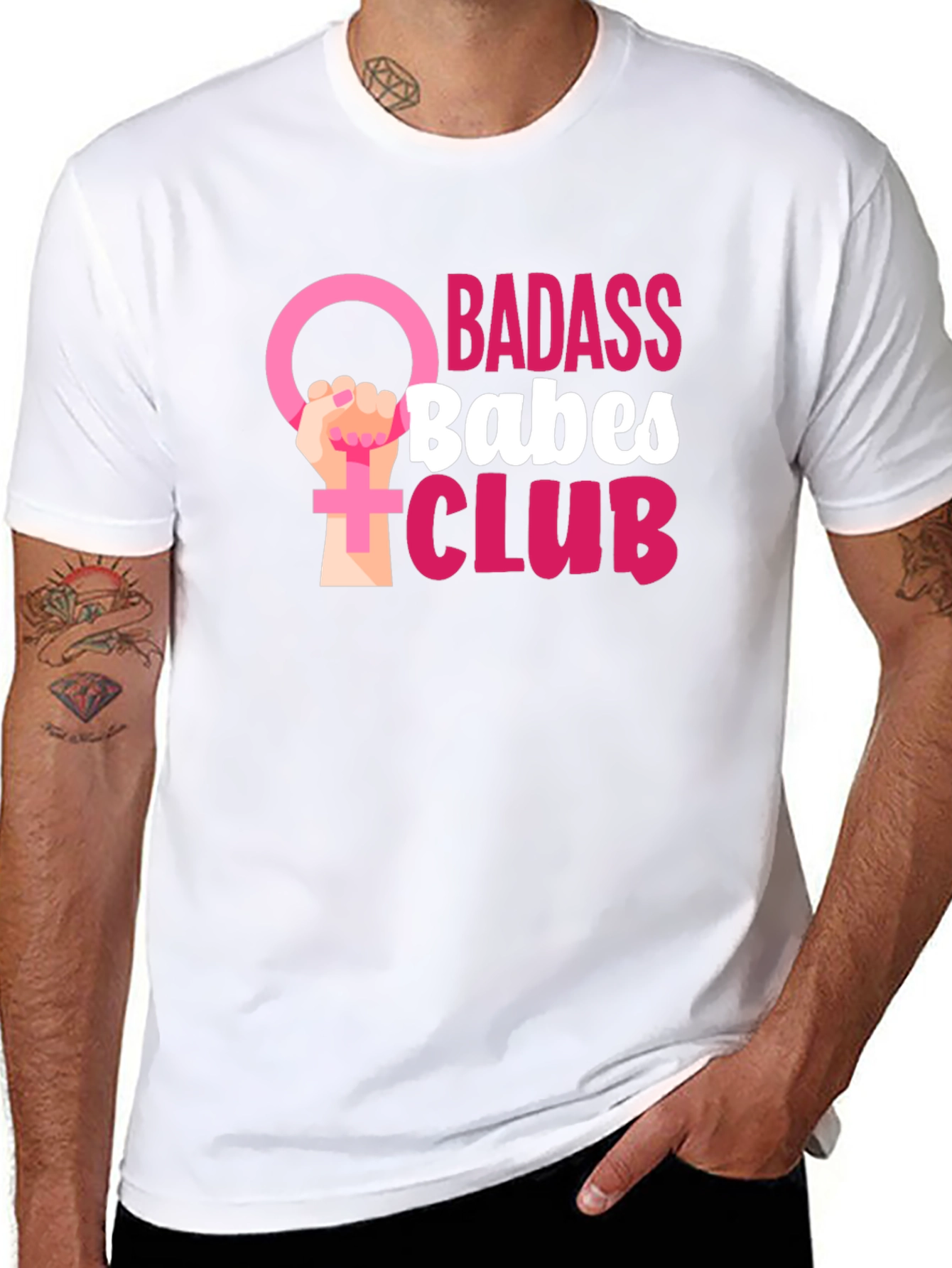Badass Babes Club Graphic Tee - Empowering Womens T-Shirt