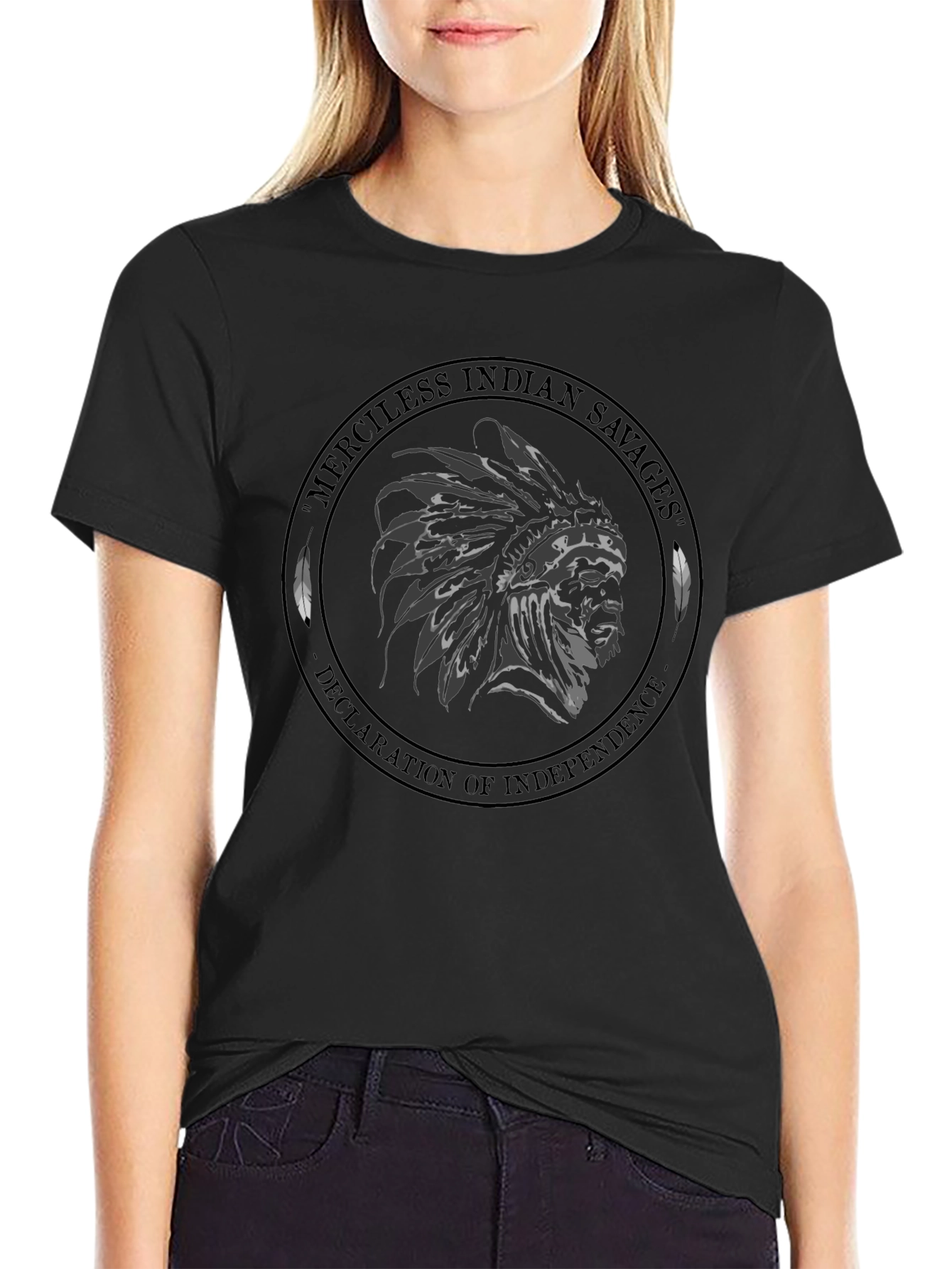 Controversial Merciless Indian Savages T-Shirt