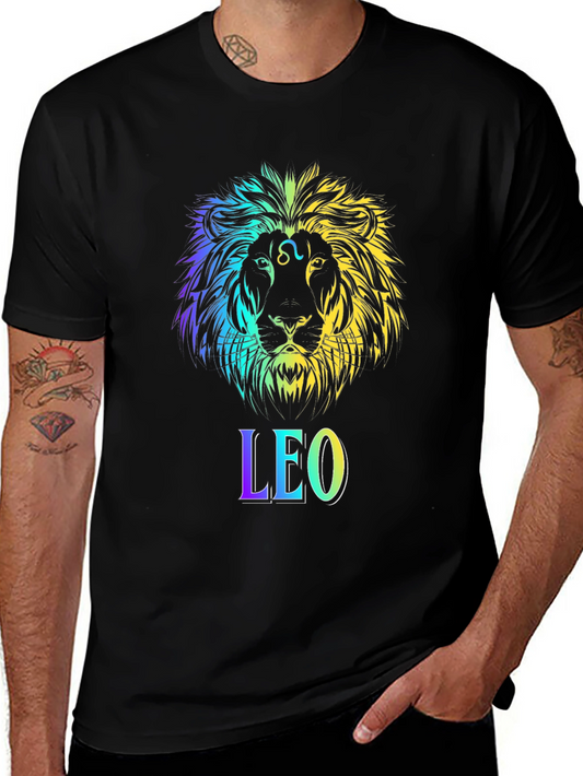 Leo Zodiac Lion Graphic T-Shirt