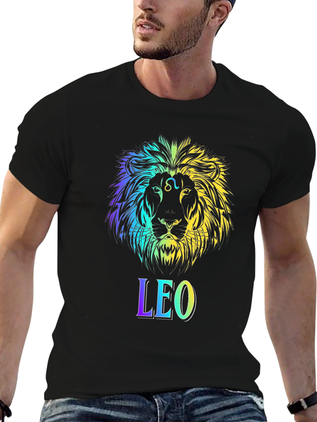 Leo Zodiac Lion Graphic T-Shirt