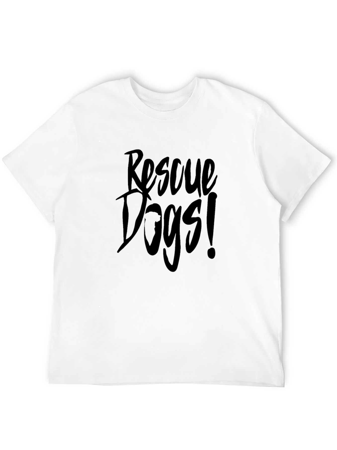 Rescue Dogs! Black Graphic Tee