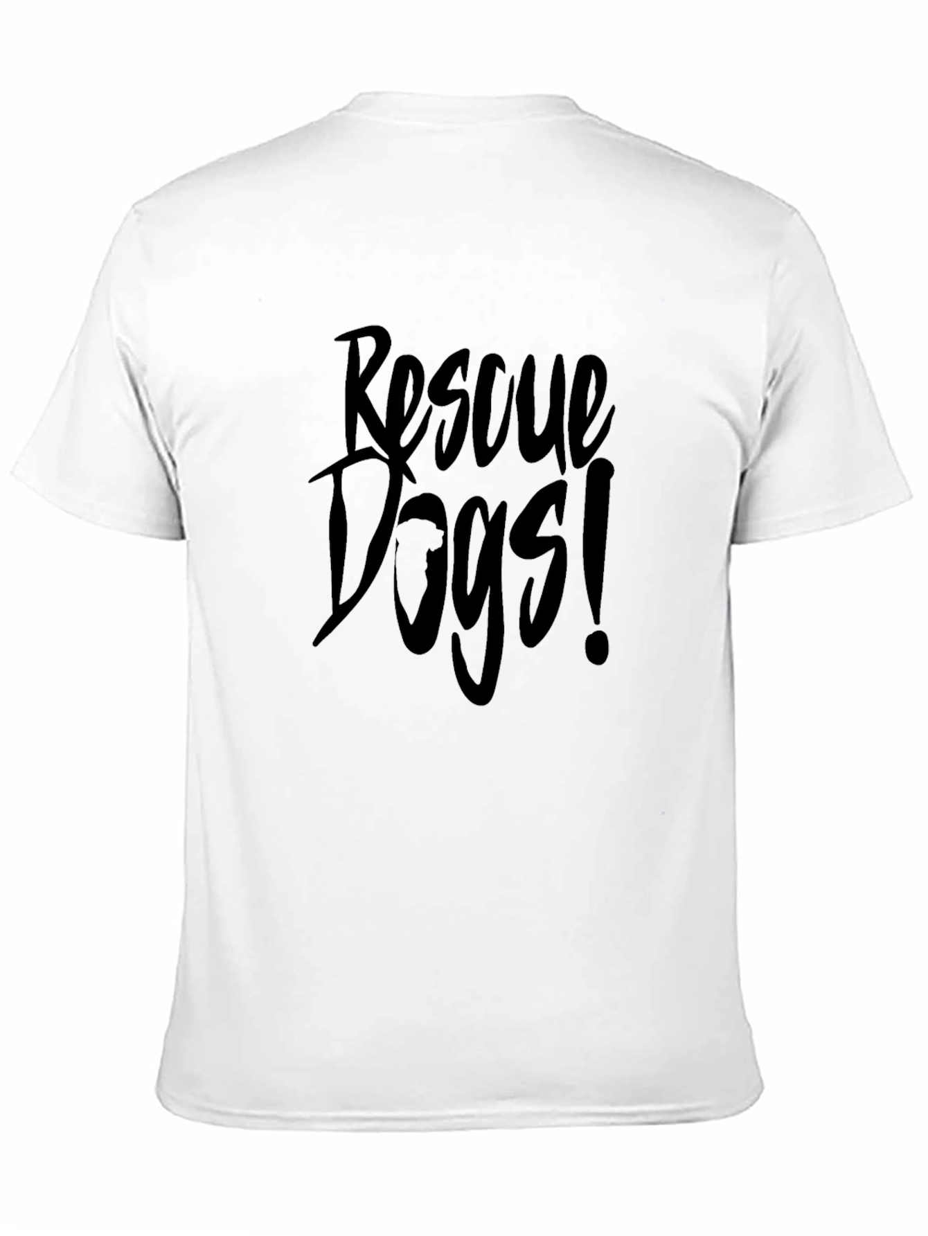 Rescue Dogs! Black Graphic Tee