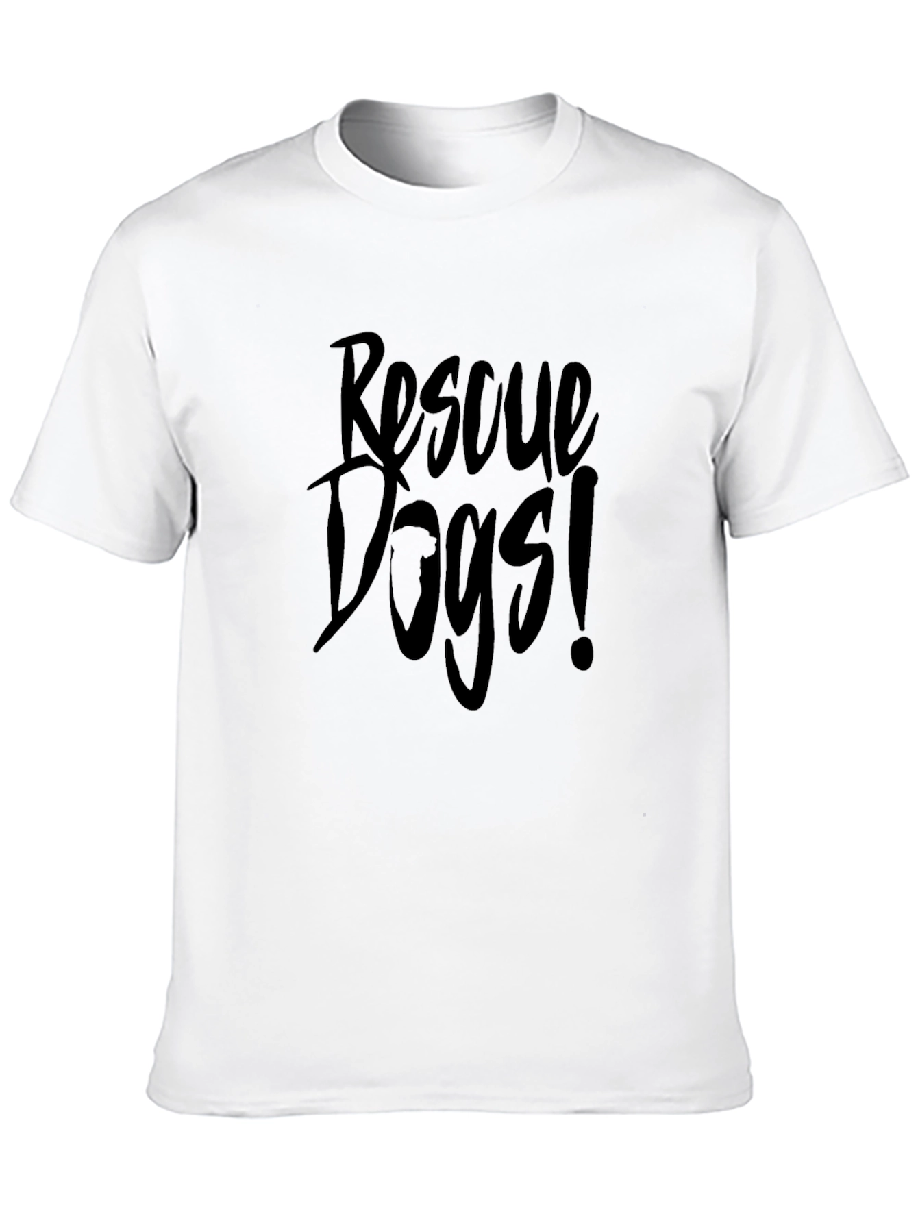 Rescue Dogs! Black Graphic Tee