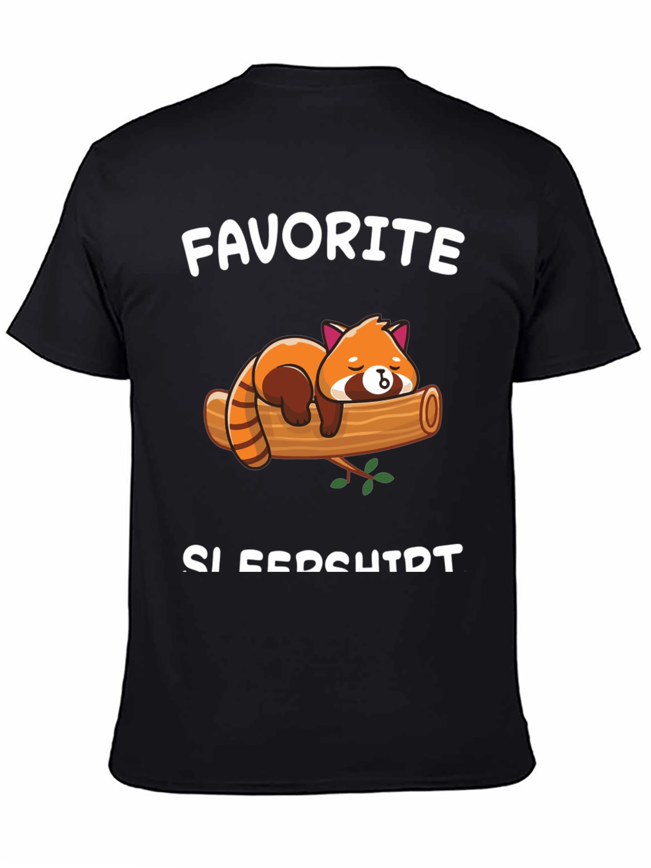 Cute Red Panda T-Shirt - Favorite Sleepshirt