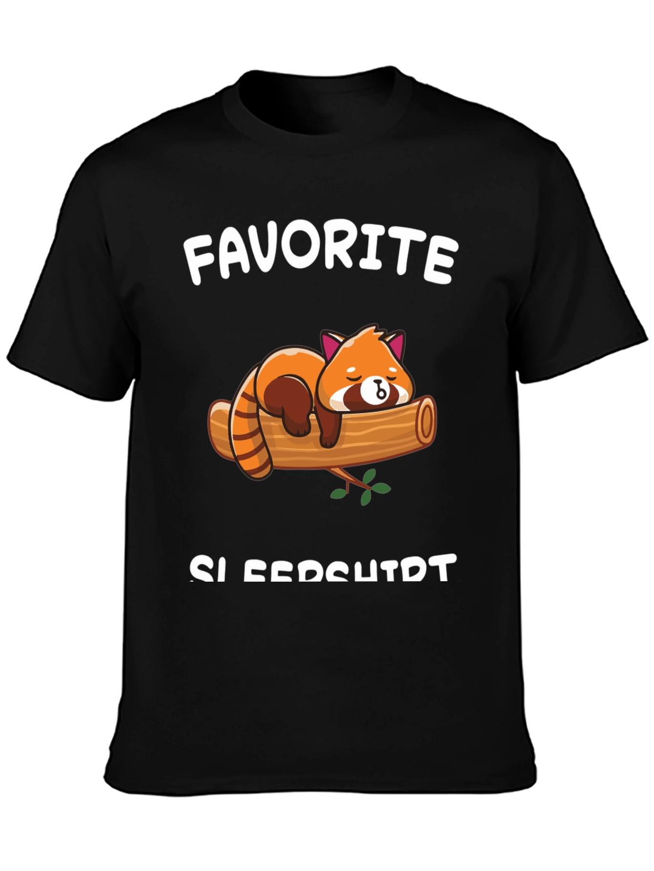 Cute Red Panda T-Shirt - Favorite Sleepshirt