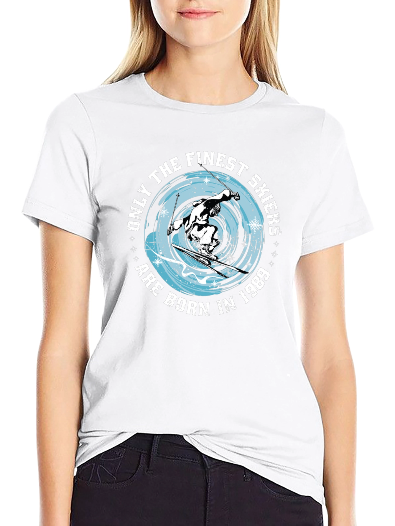 Finest Skiers Born in 1989 Graphic Tee