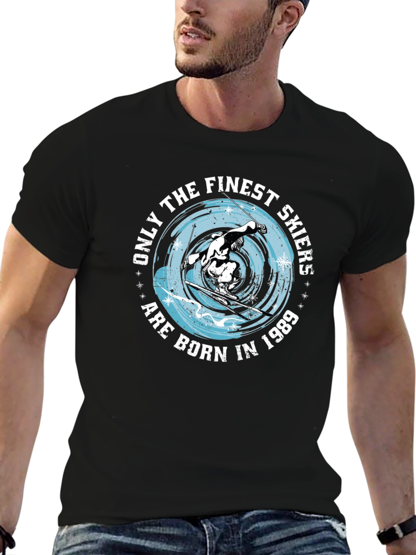 Finest Skiers Born in 1989 Graphic Tee