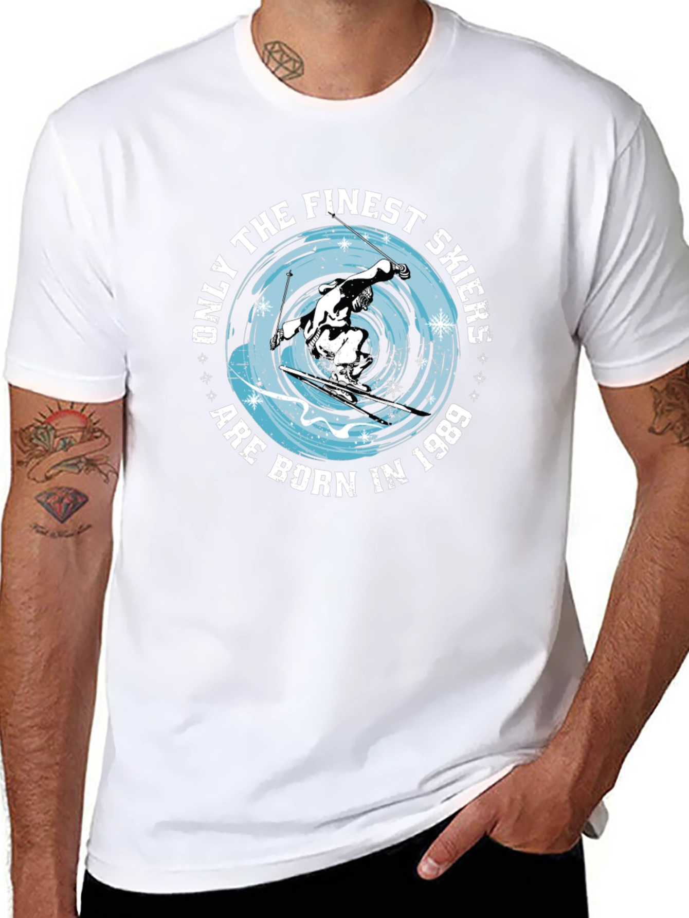 Finest Skiers Born in 1989 Graphic Tee