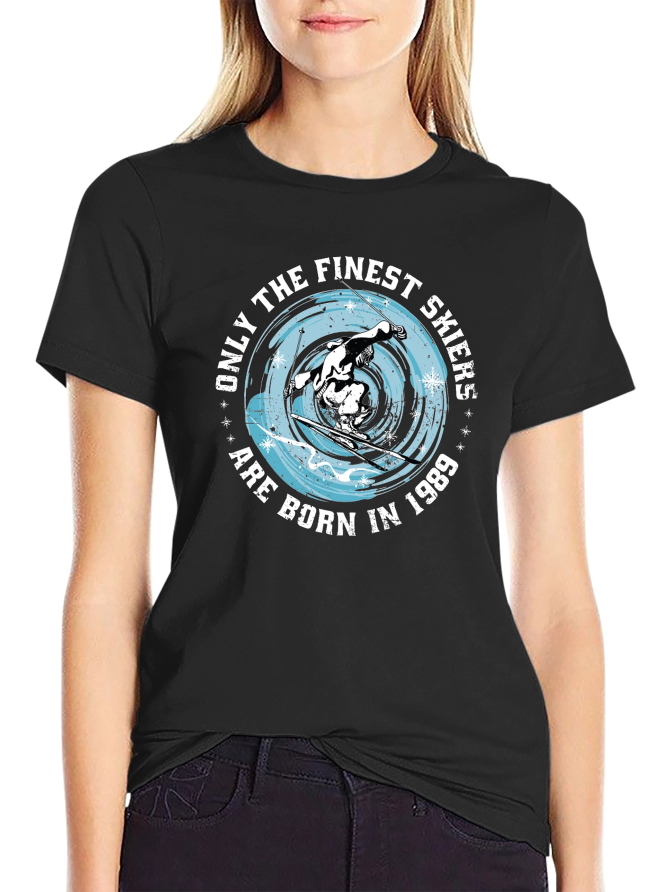 Finest Skiers Born in 1989 Graphic Tee