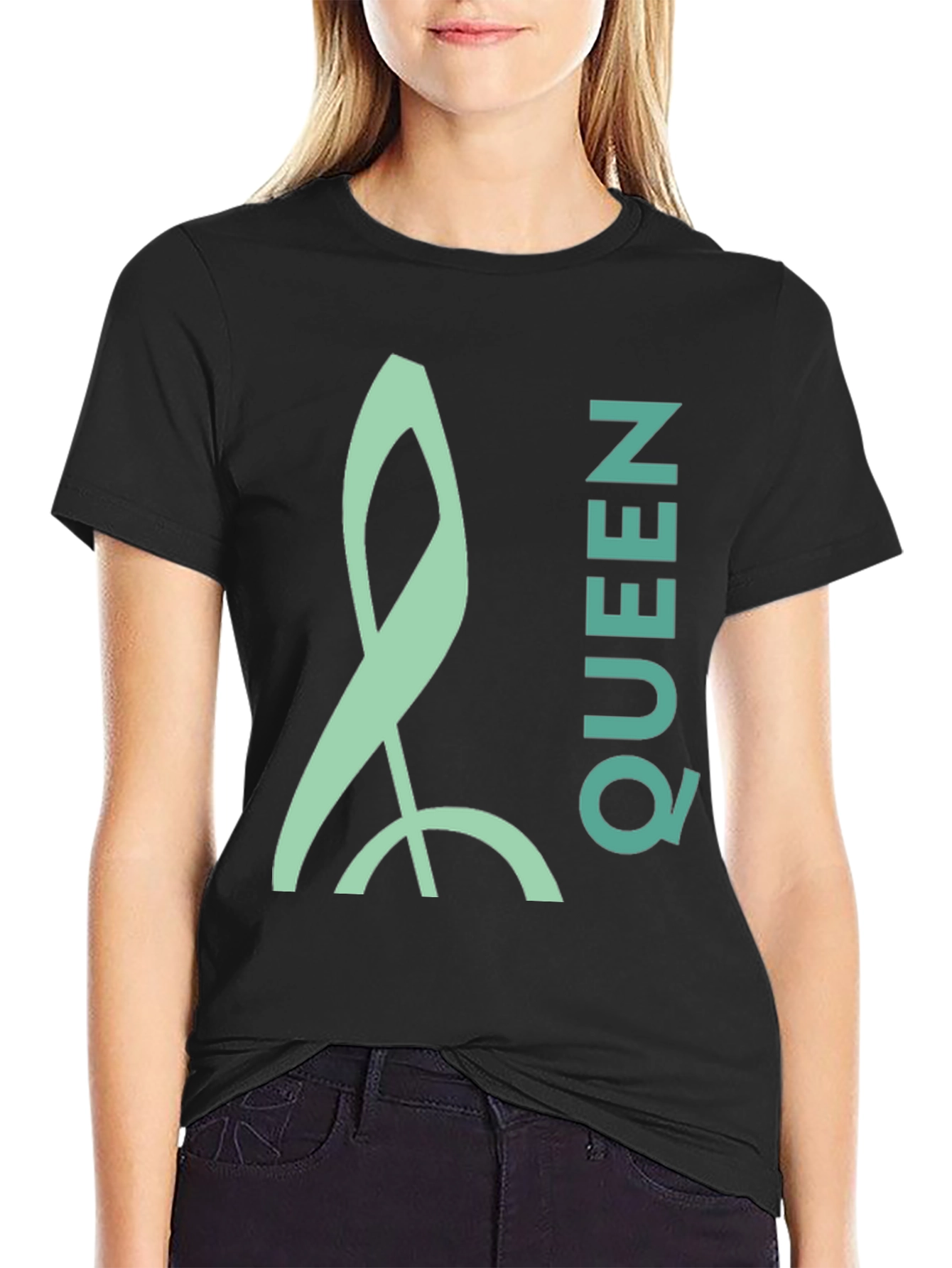 Queen Music Note Graphic Tee