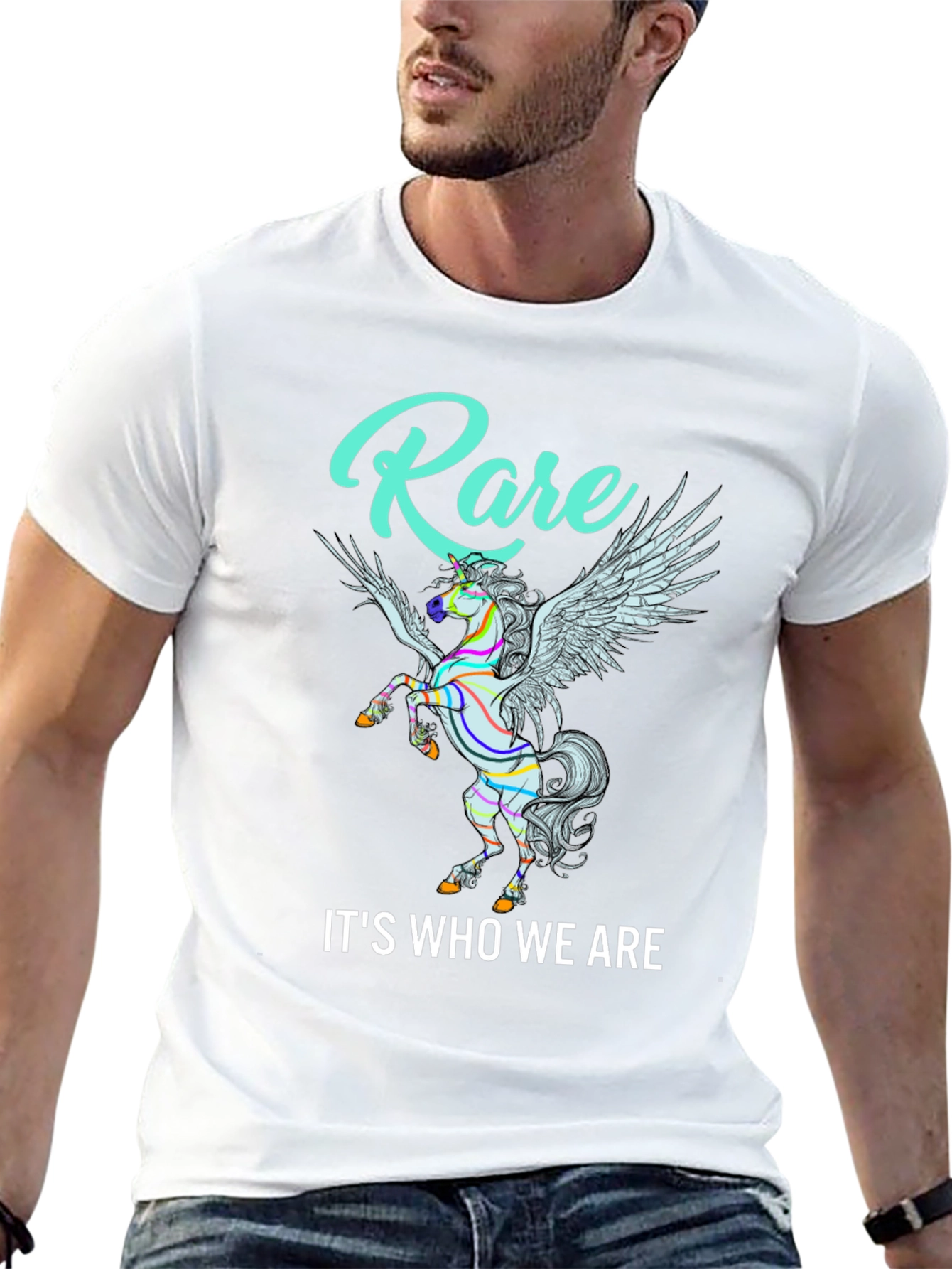 Rare Unicorn Graphic T-Shirt