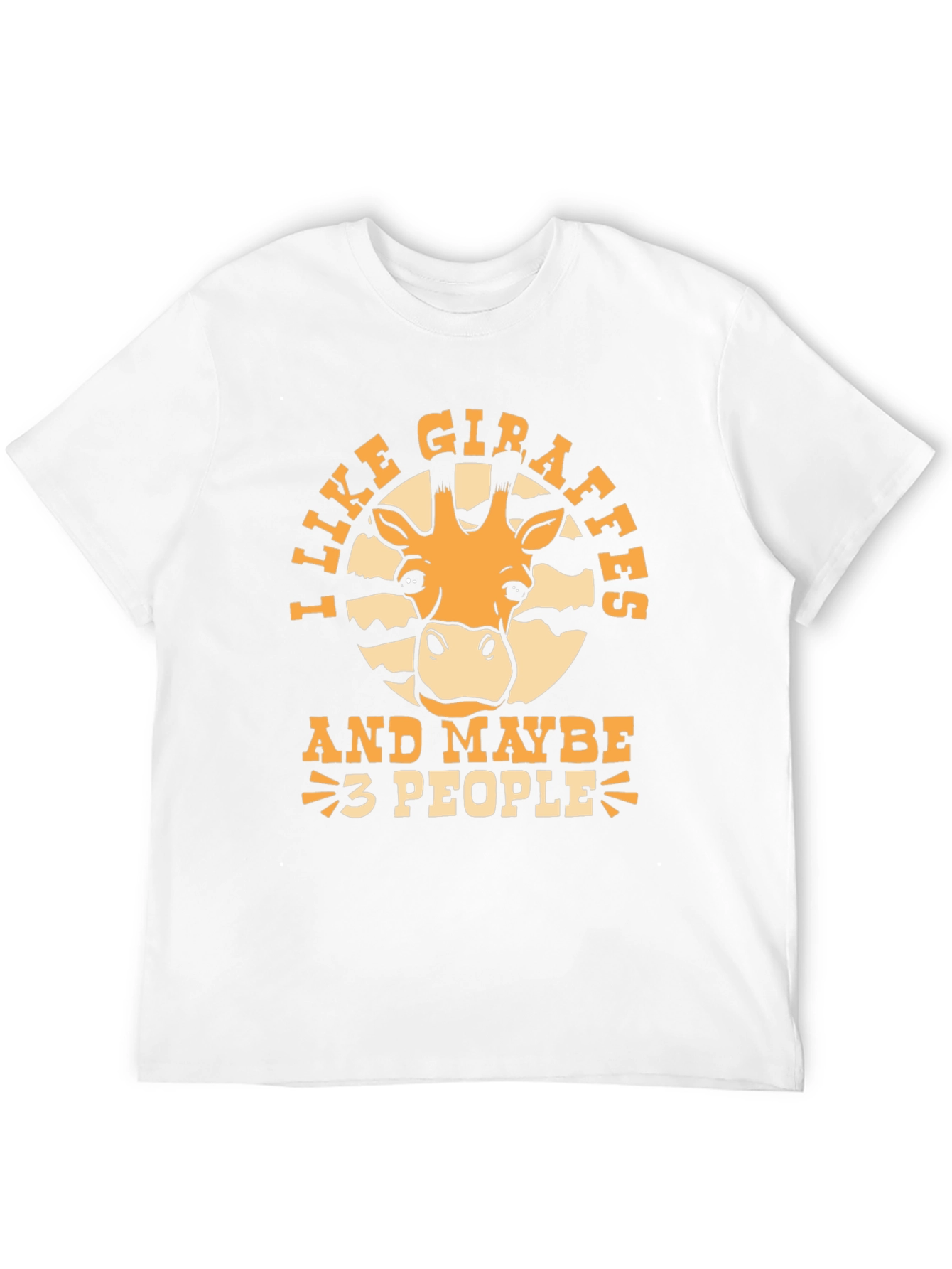 I Like Giraffes and Maybe 3 People Graphic Tee