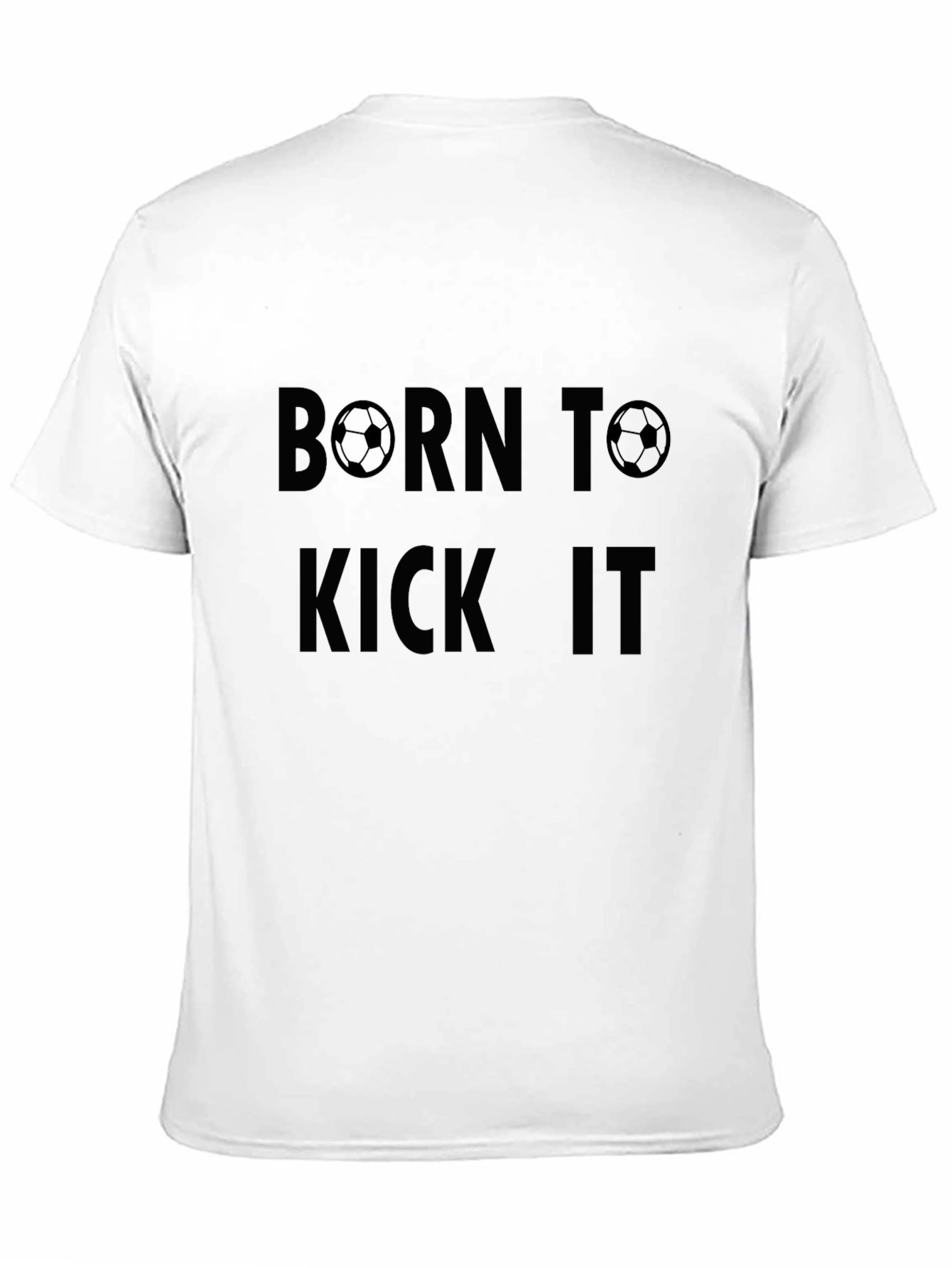 Born to Kick It Black Graphic Tee